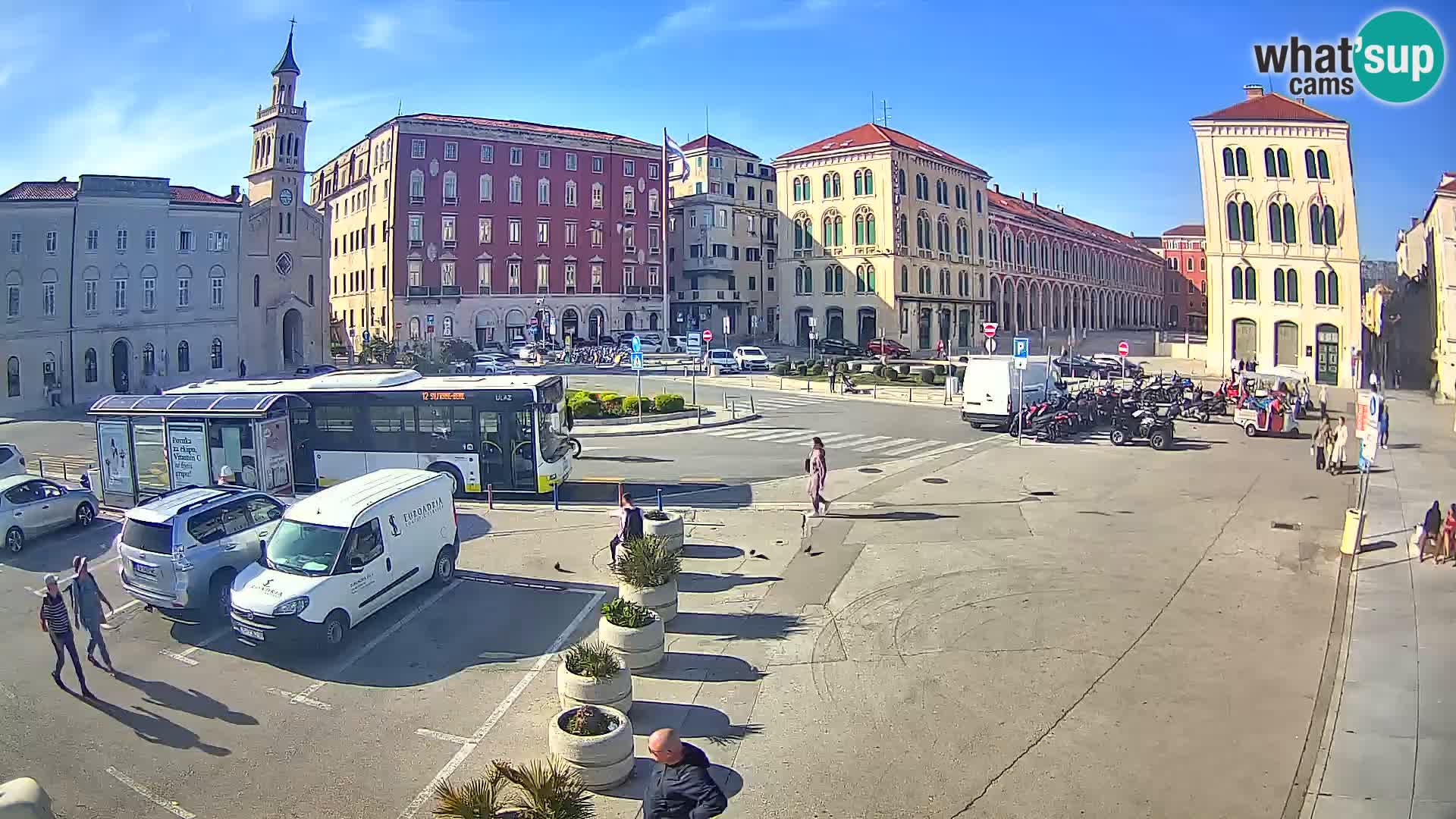 Webcam Spalato Riva – Prokurative | Piazza della Republika