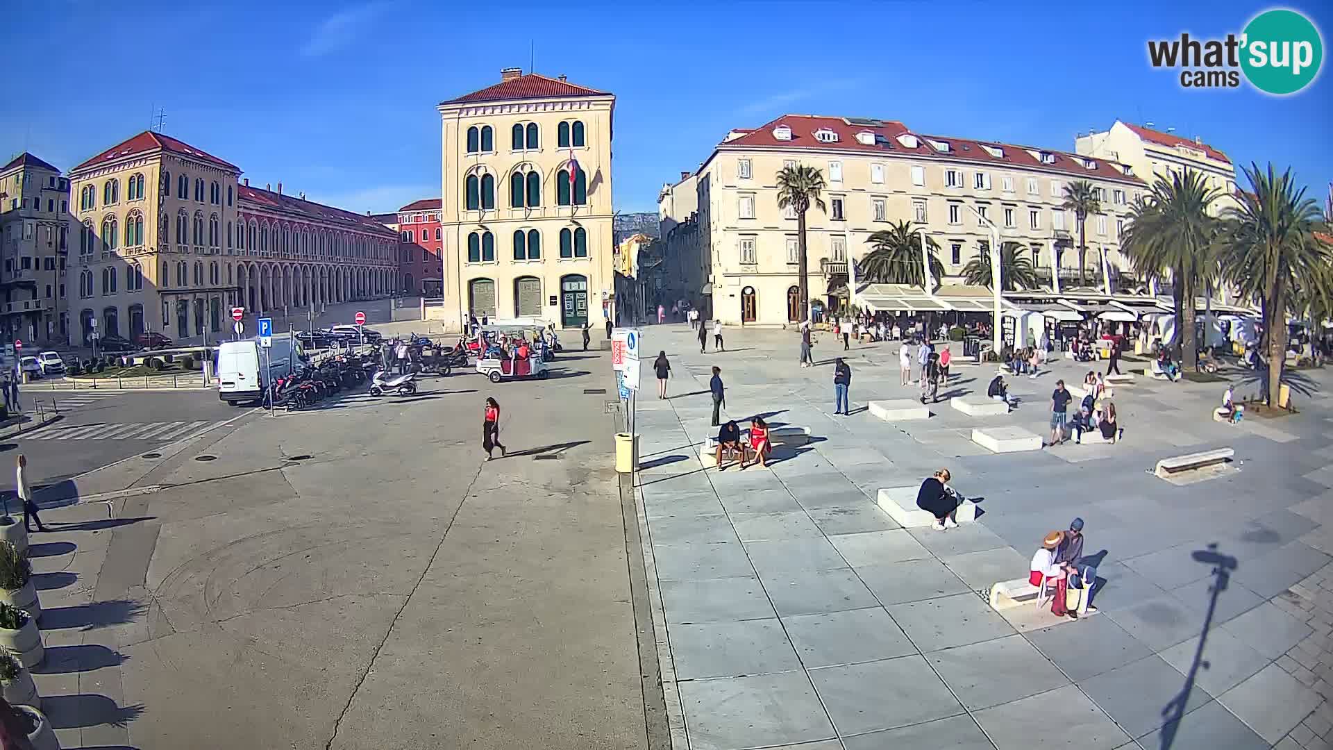 Webcam Spalato Riva – Prokurative | Piazza della Republika