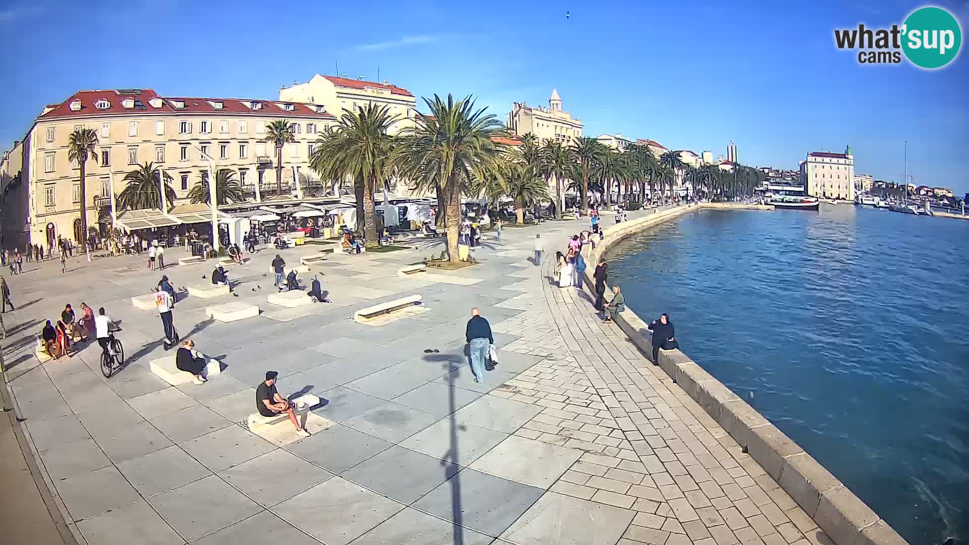 Webcam Spalato Riva – Prokurative | Piazza della Republika