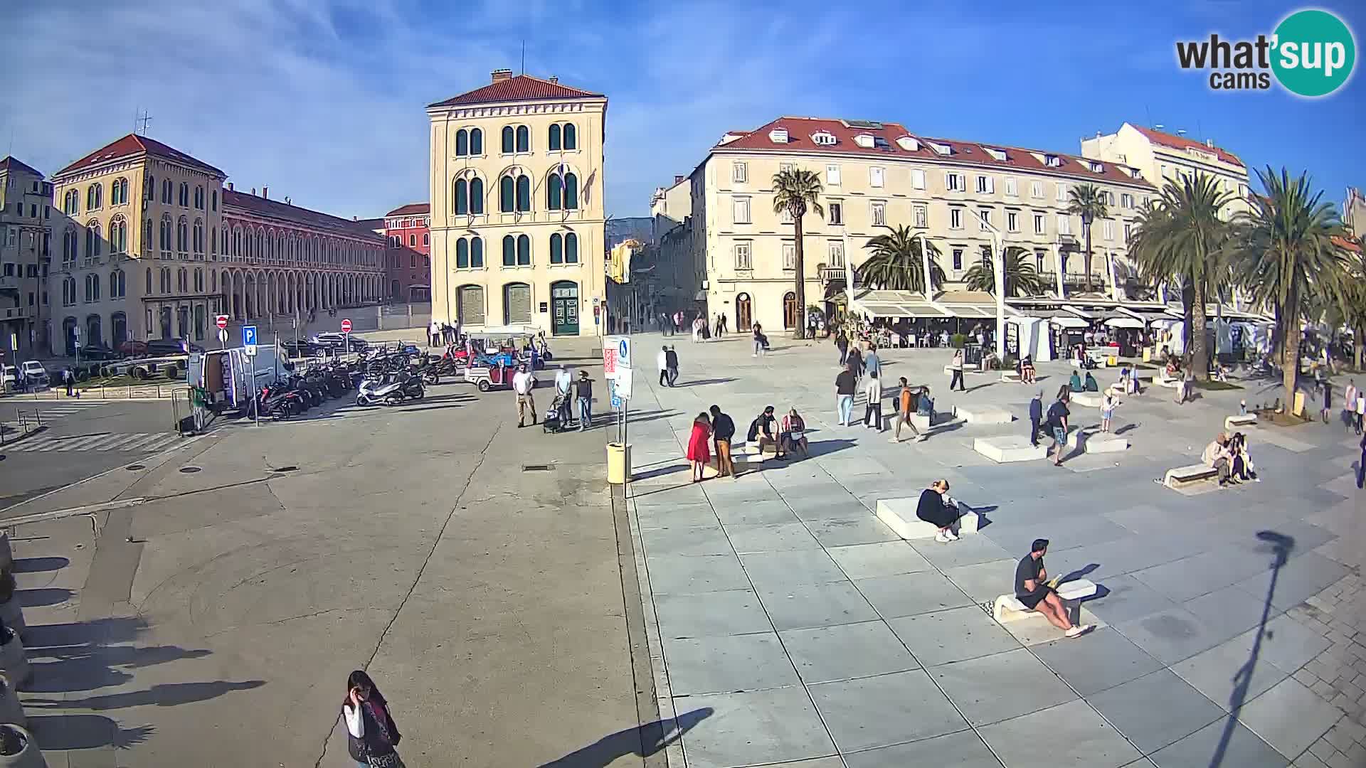 Webcam Split Riva – Prokurative | Trg Republike