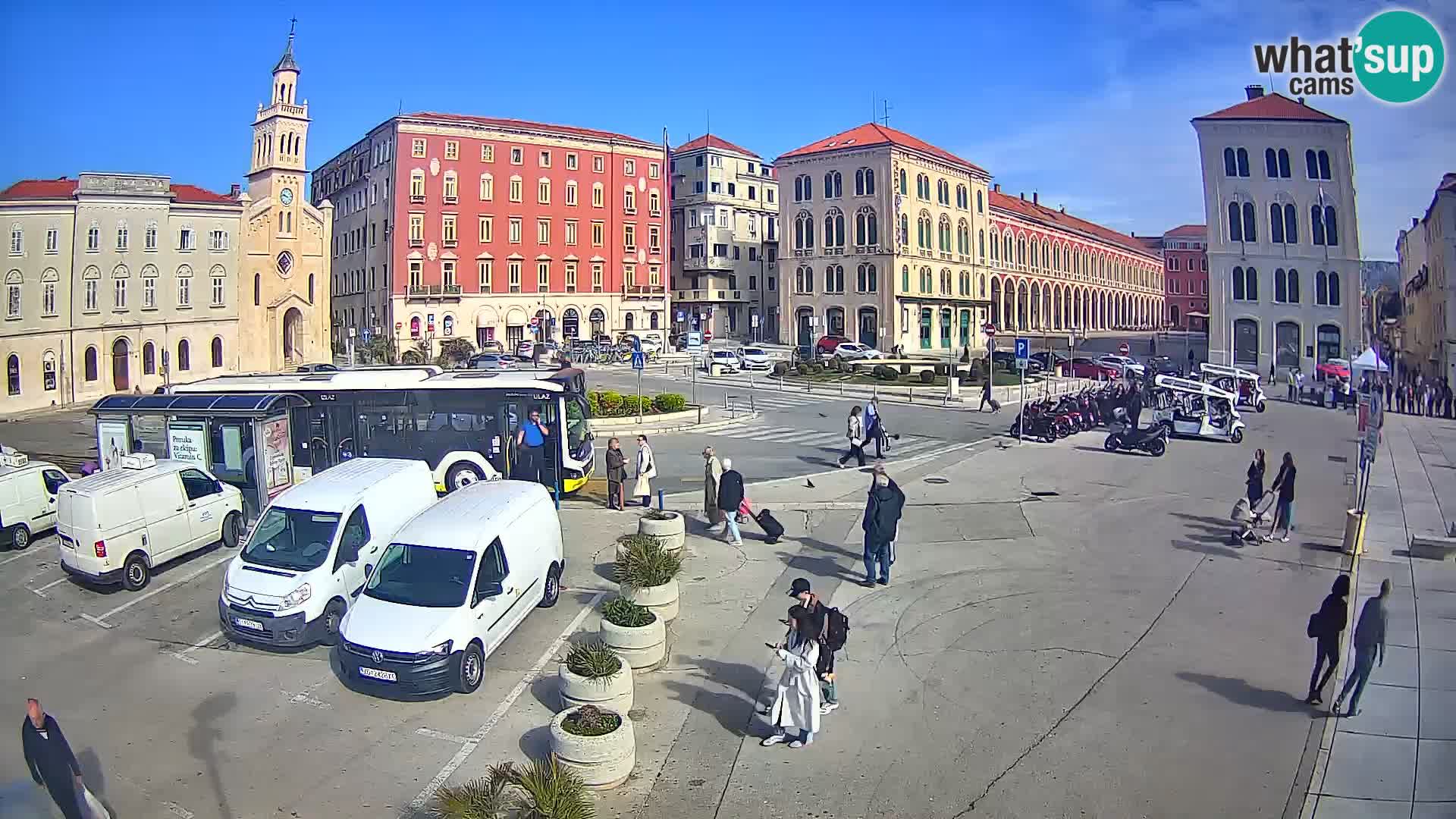 Webcam Spalato Riva – Prokurative | Piazza della Republika