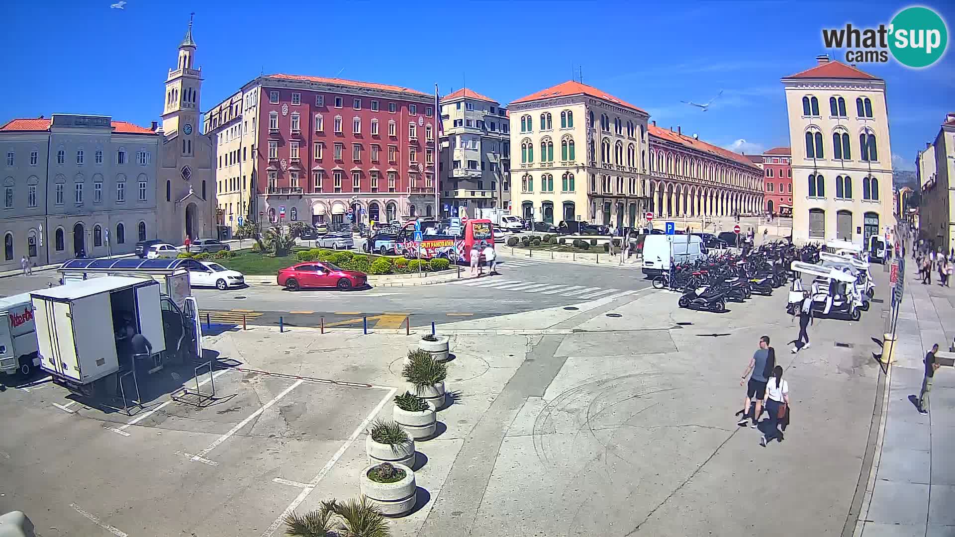 Webcam Split Riva – Prokurative | Trg Republike