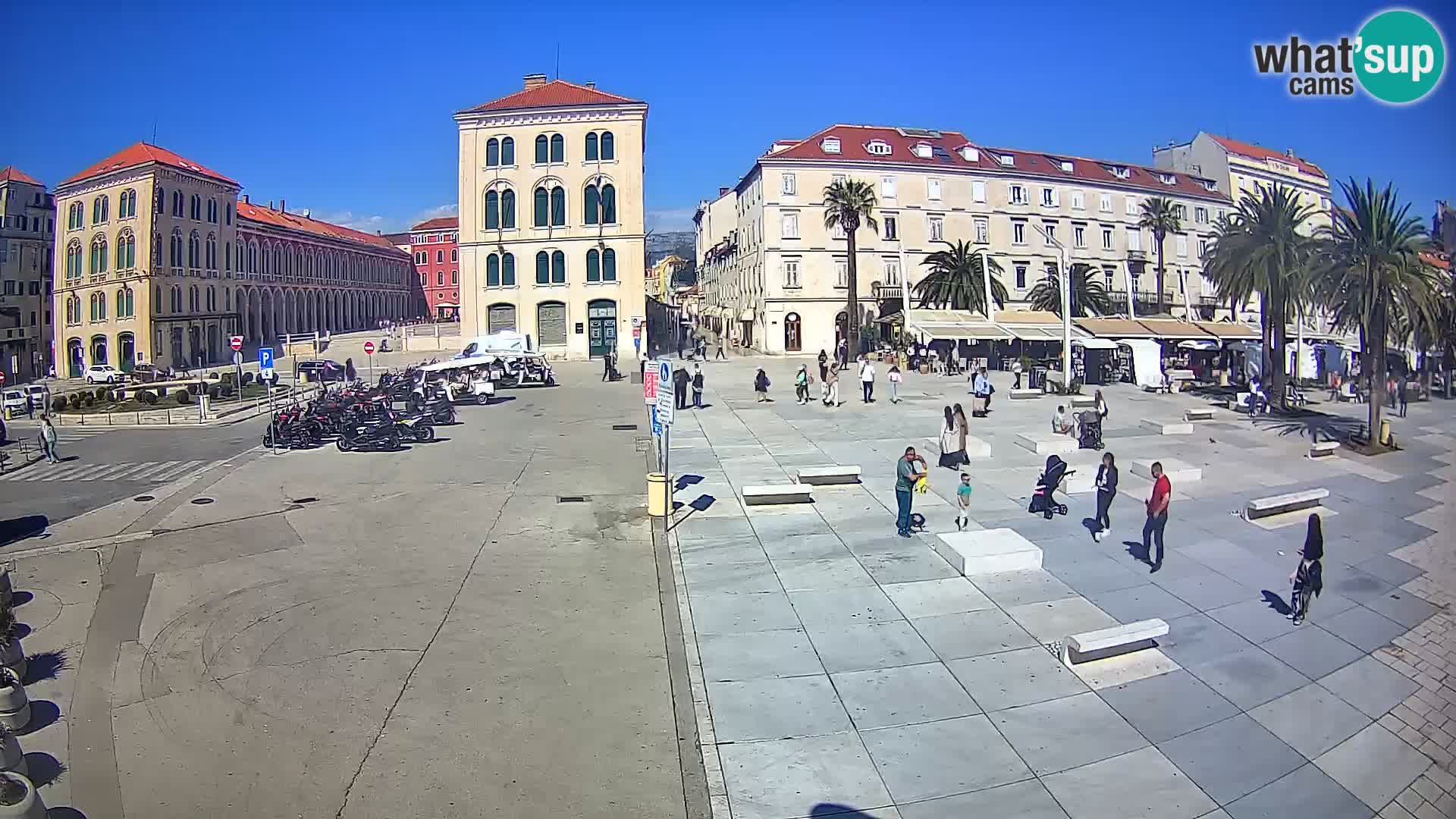Webcam Spalato Riva – Prokurative | Piazza della Republika