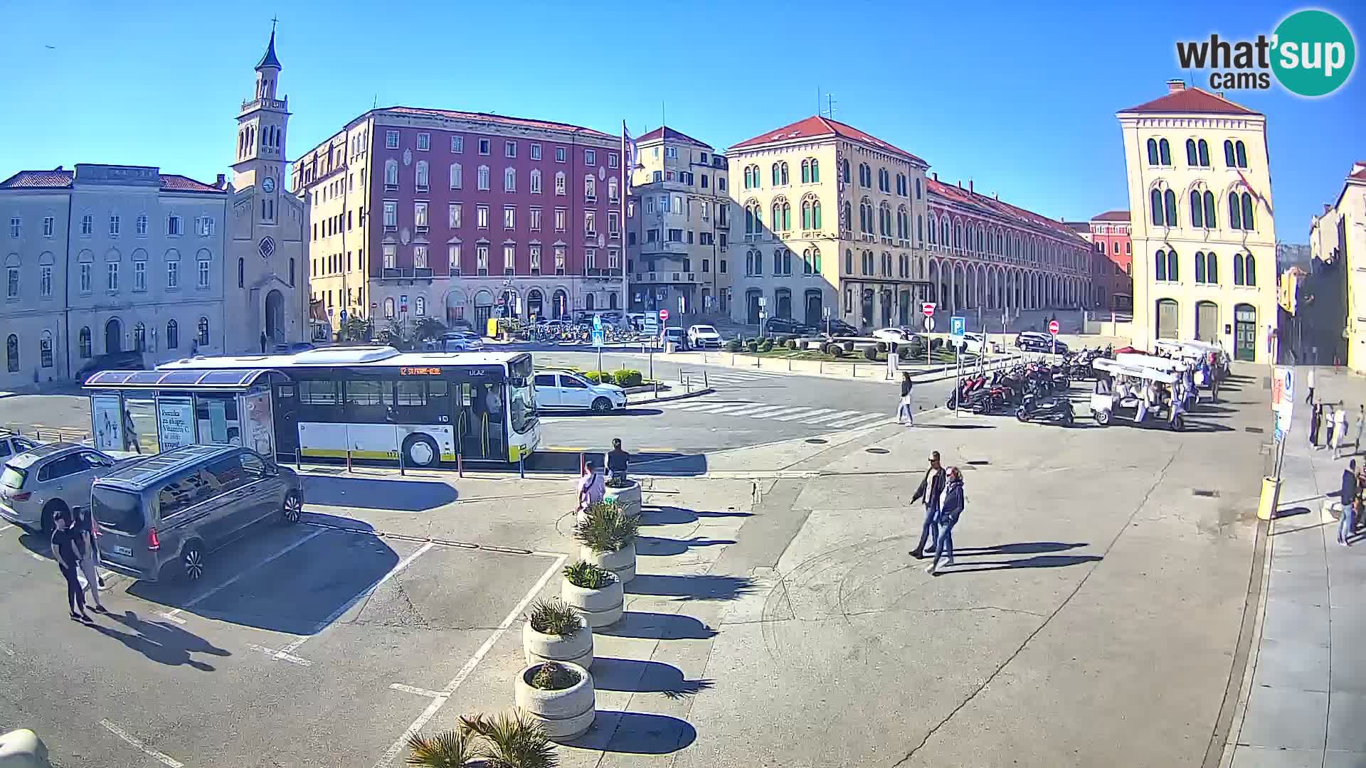 Live kamera Split Riva – Prokurative | Trg Republike