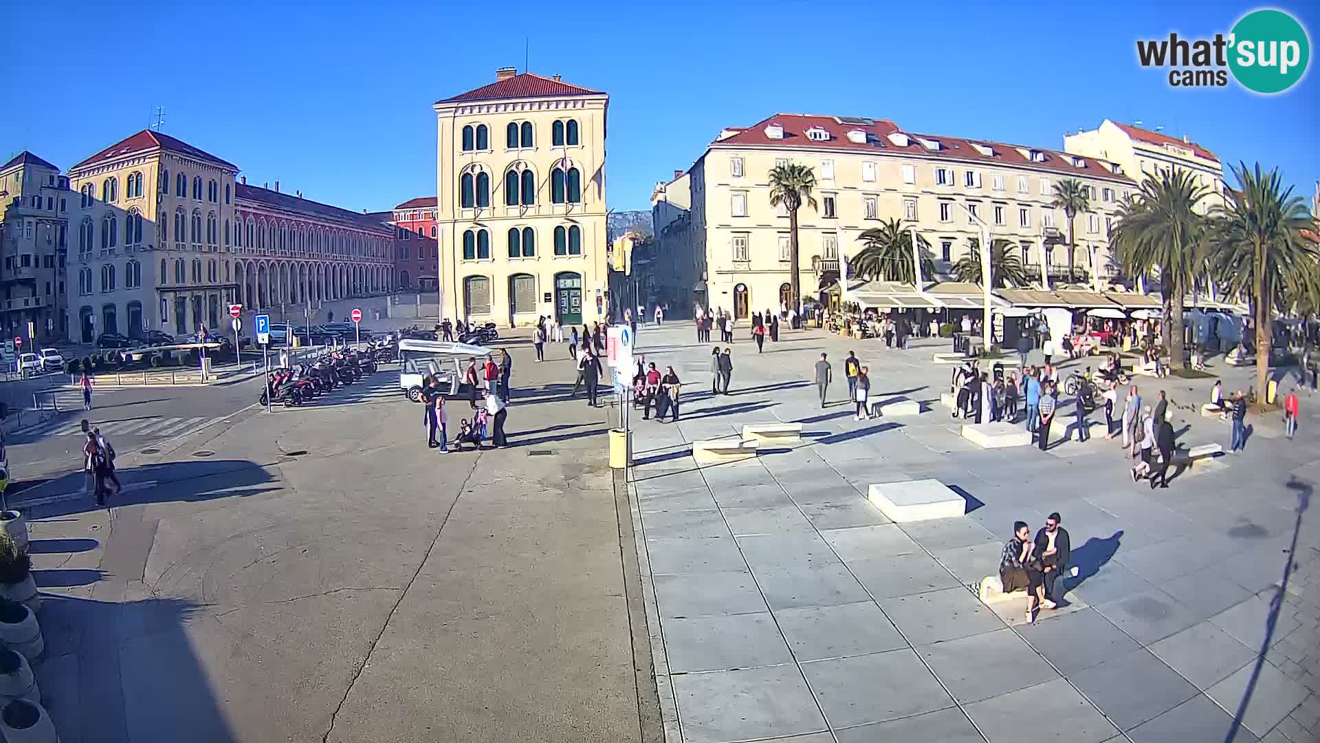 Webcam Spalato Riva – Prokurative | Piazza della Republika