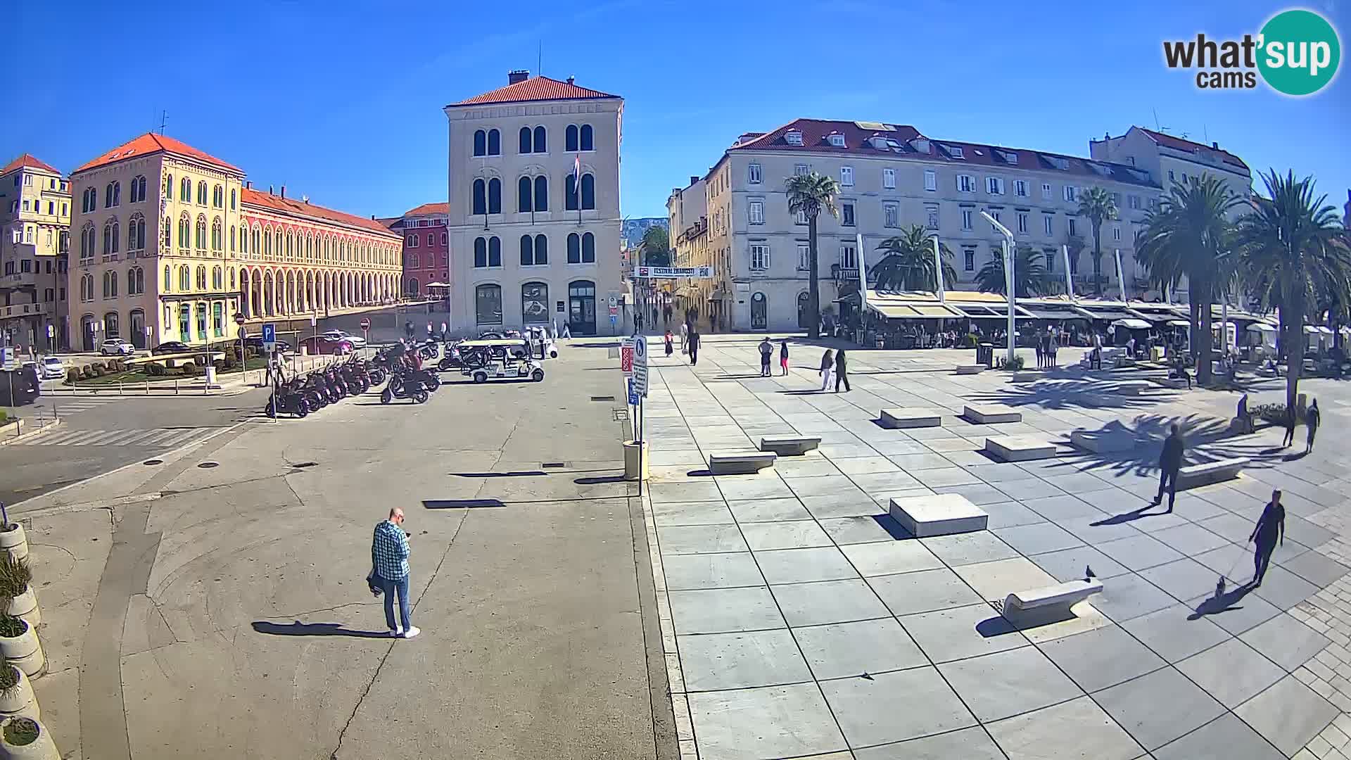 Webcam Split Riva – Prokurative | Trg Republike