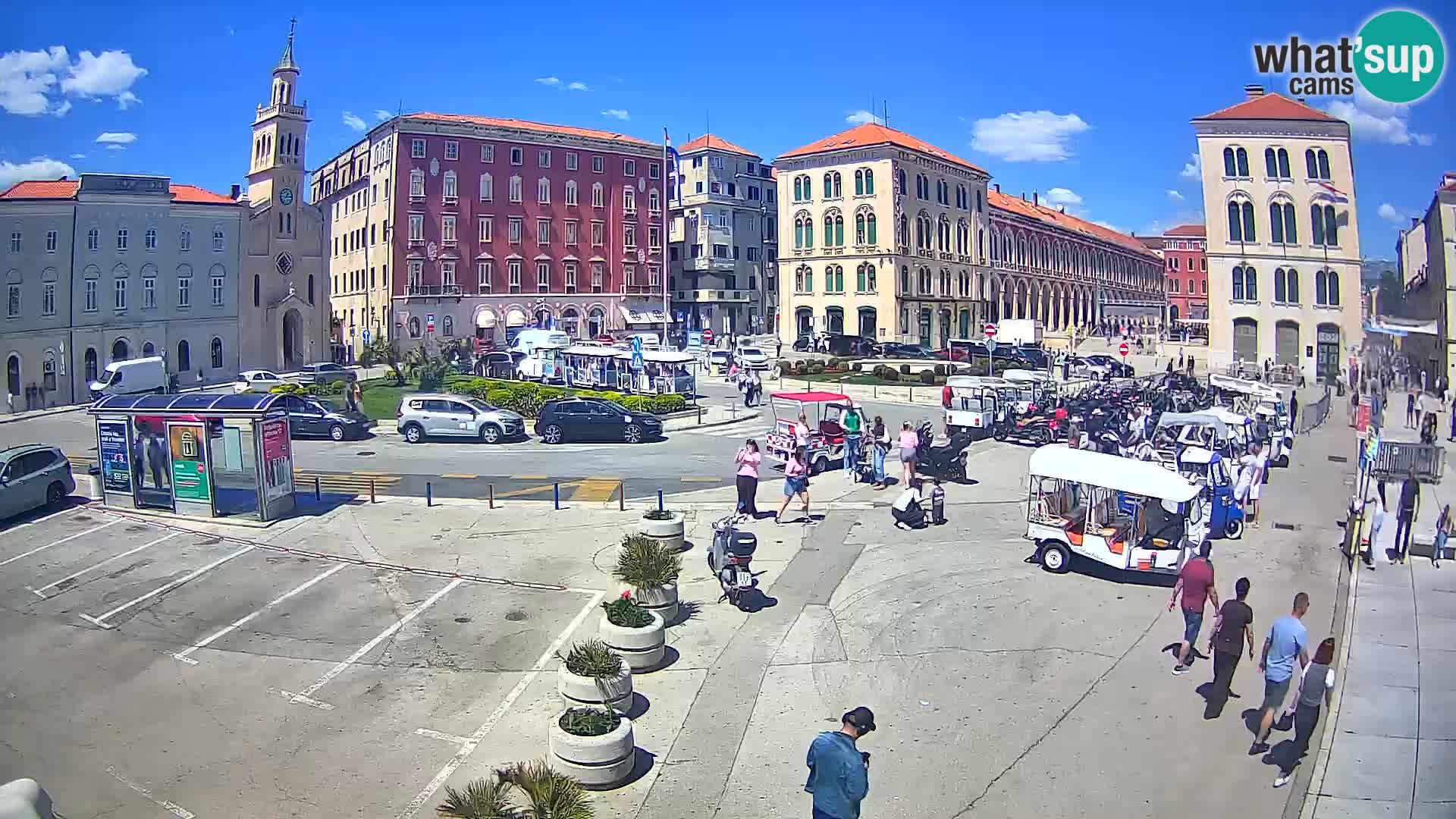 Webcam Split Riva – Prokurative | Trg Republike