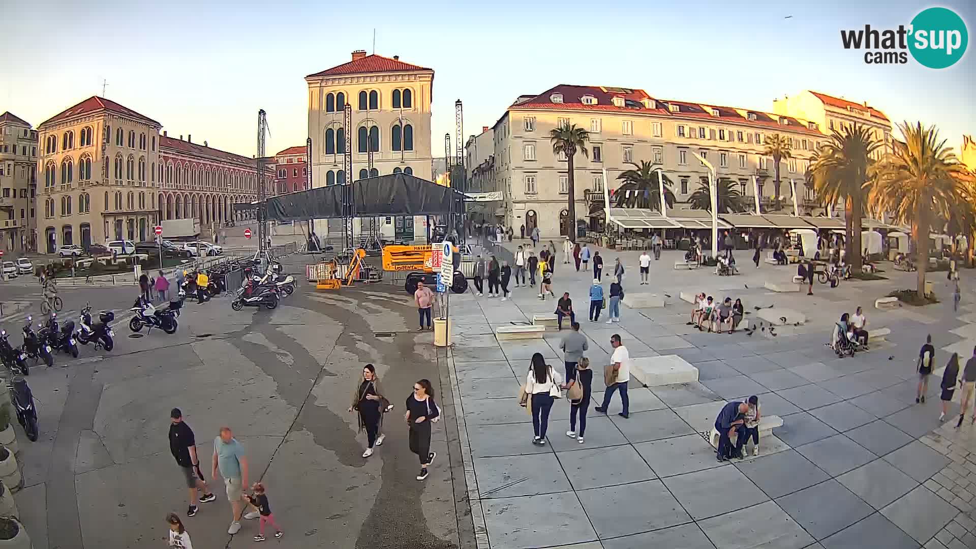 Webcam Spalato Riva – Prokurative | Piazza della Republika