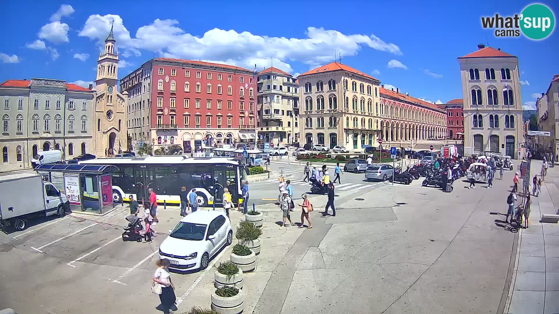 Live kamera Split Riva – Prokurative | Trg Republike