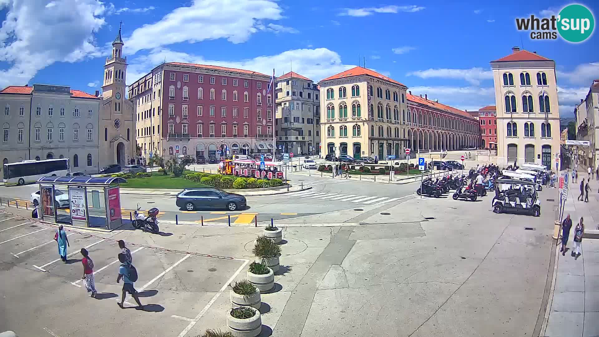 Webcam Spalato Riva – Prokurative | Piazza della Republika