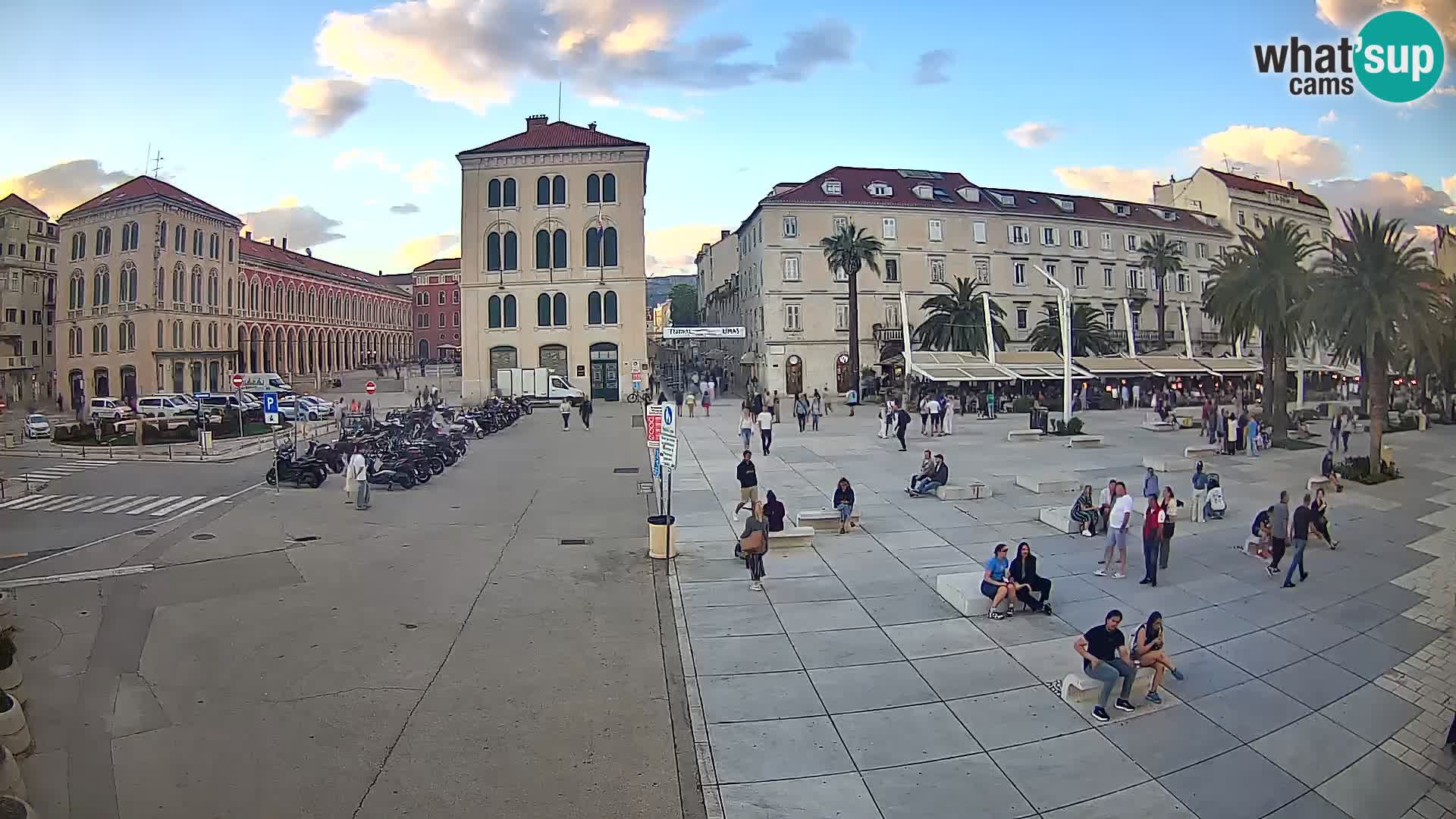 Webcam Spalato Riva – Prokurative | Piazza della Republika