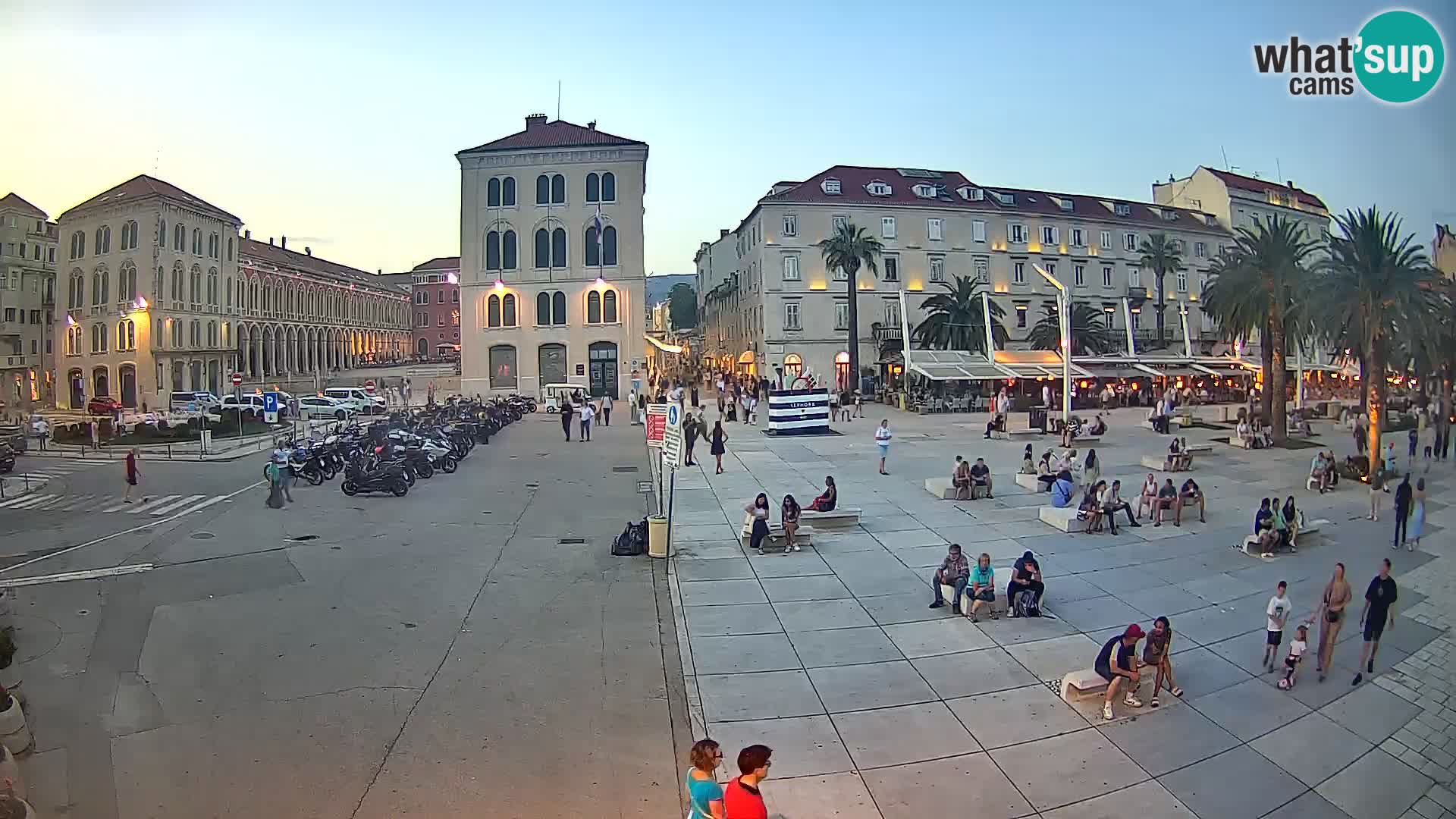 Webcam Spalato Riva – Prokurative | Piazza della Republika