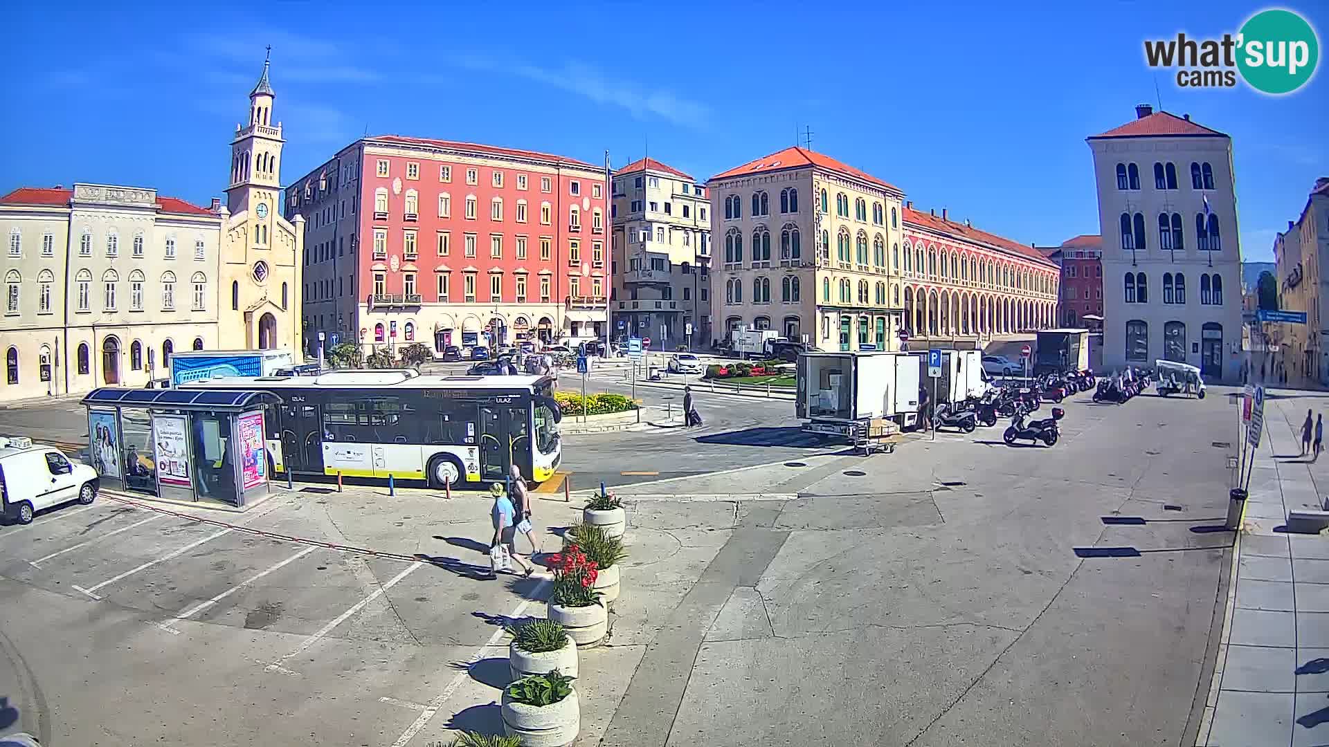 Webcam Split Riva – Prokurative | Trg Republike