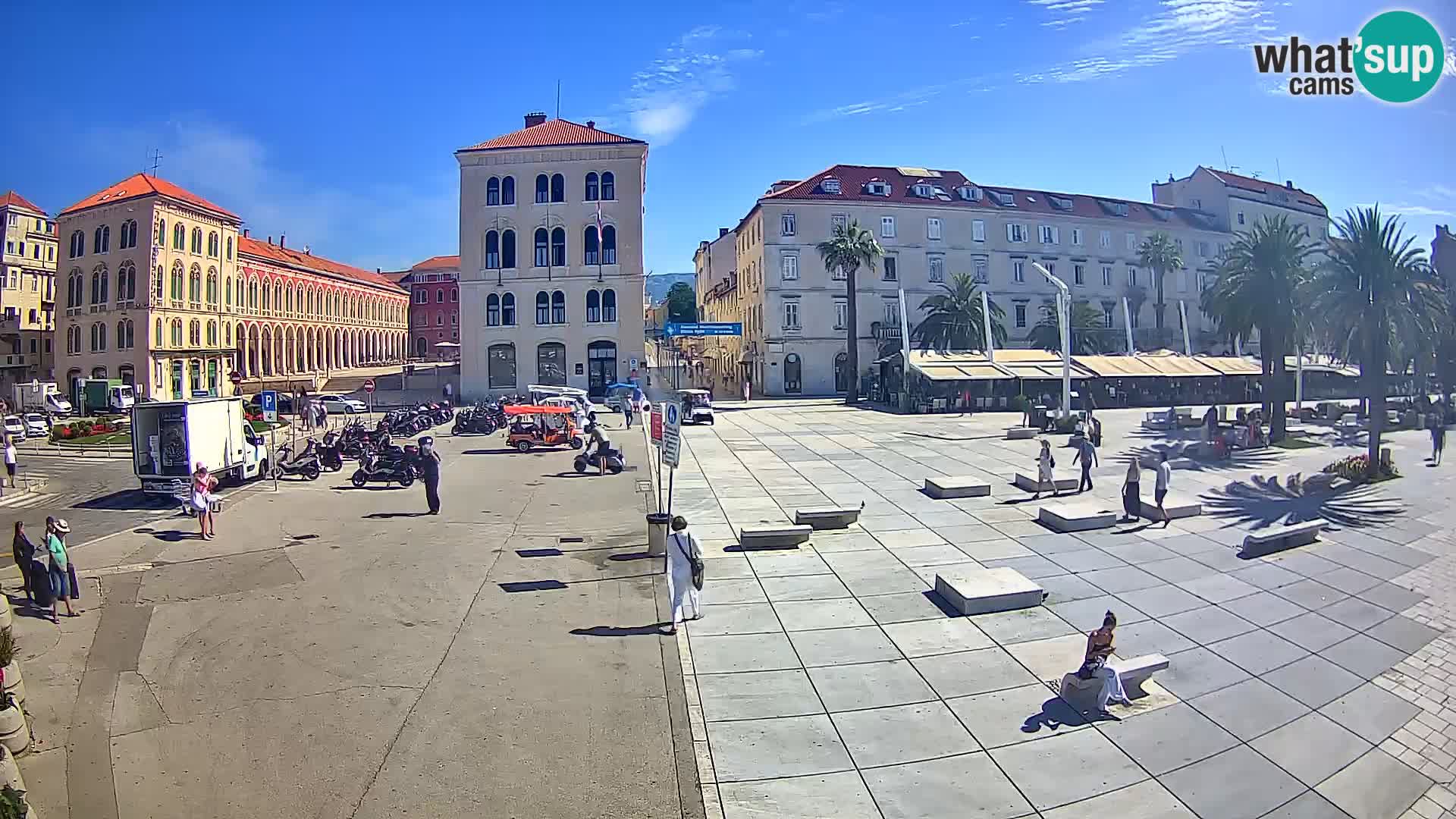 Webcam Split Riva – Prokurative | Plaza de la República