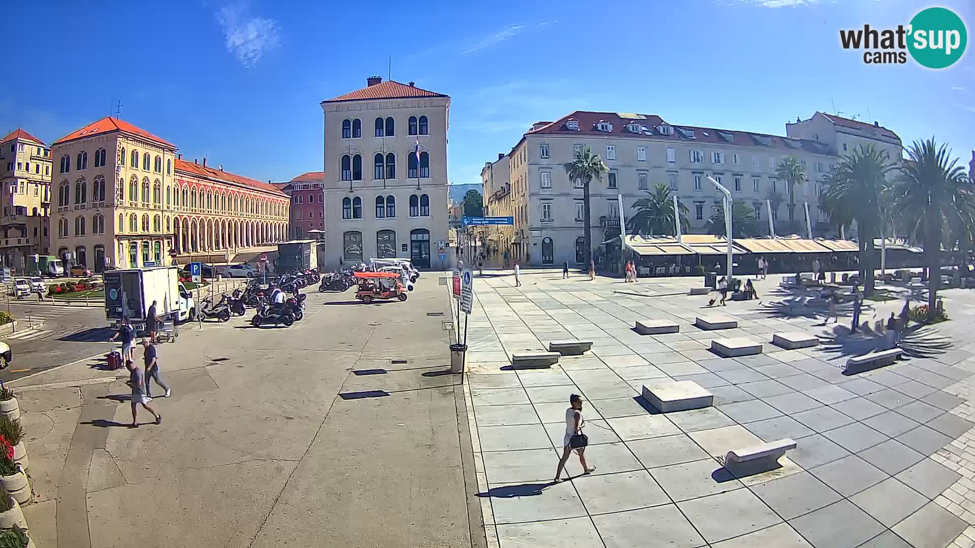 Webcam Split Riva – Prokurative | Trg Republike