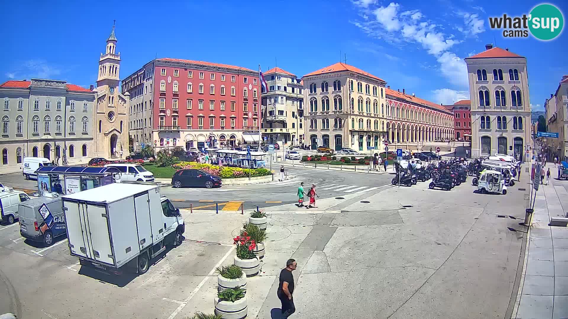 Webcam Spalato Riva – Prokurative | Piazza della Republika