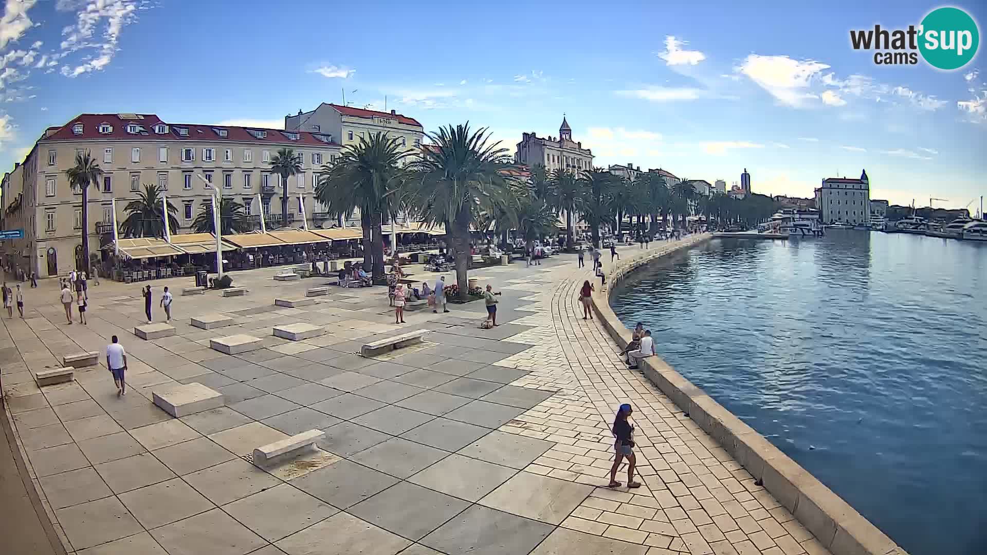 Webcam Spalato Riva – Prokurative | Piazza della Republika