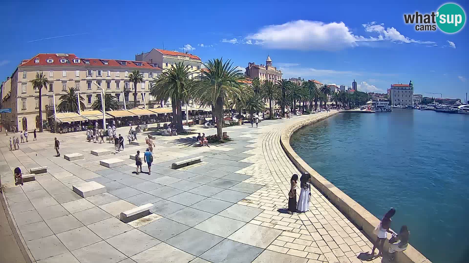 Webcam Spalato Riva – Prokurative | Piazza della Republika