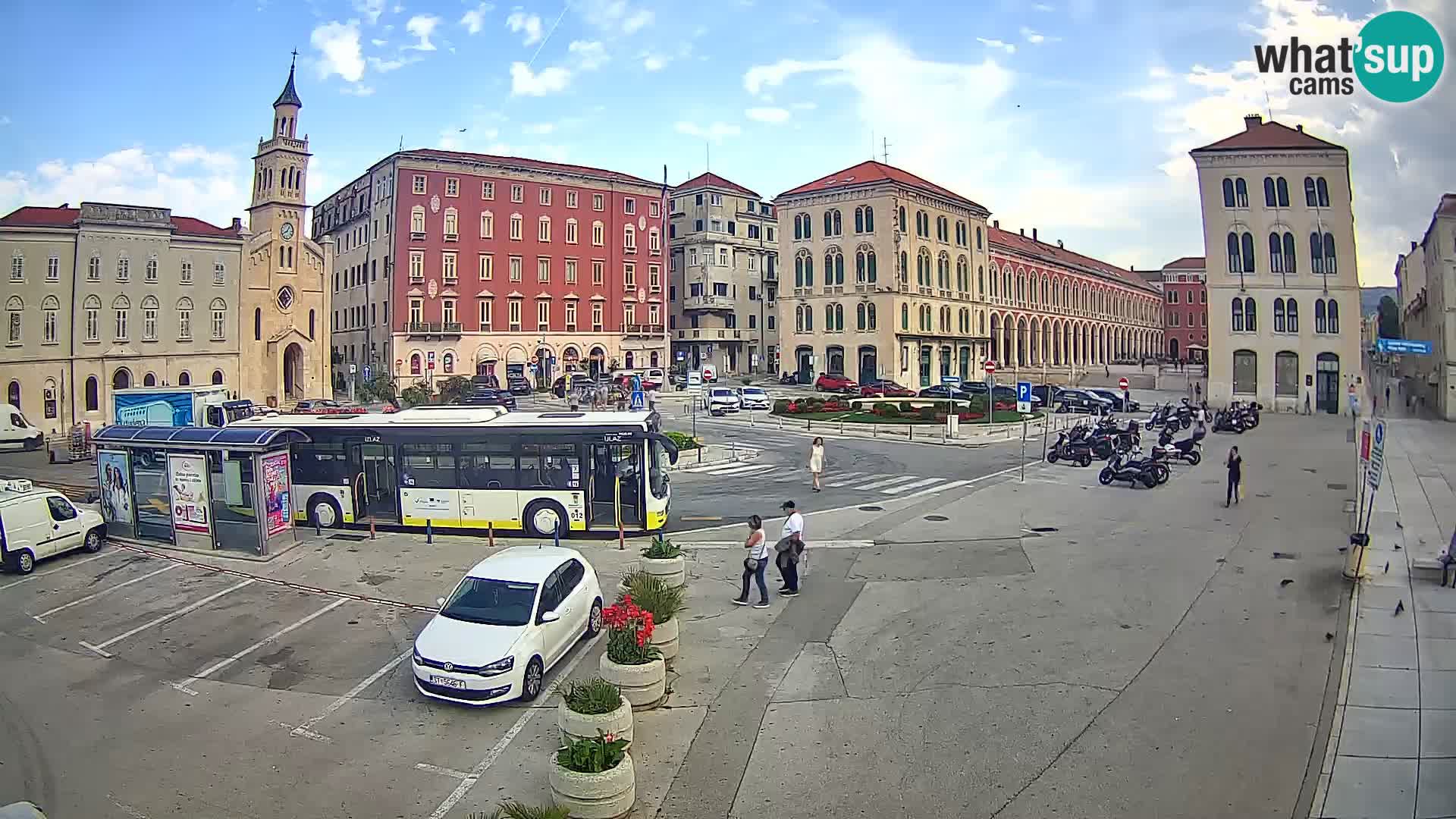 Webcam Split Riva – Prokurative | Trg Republike
