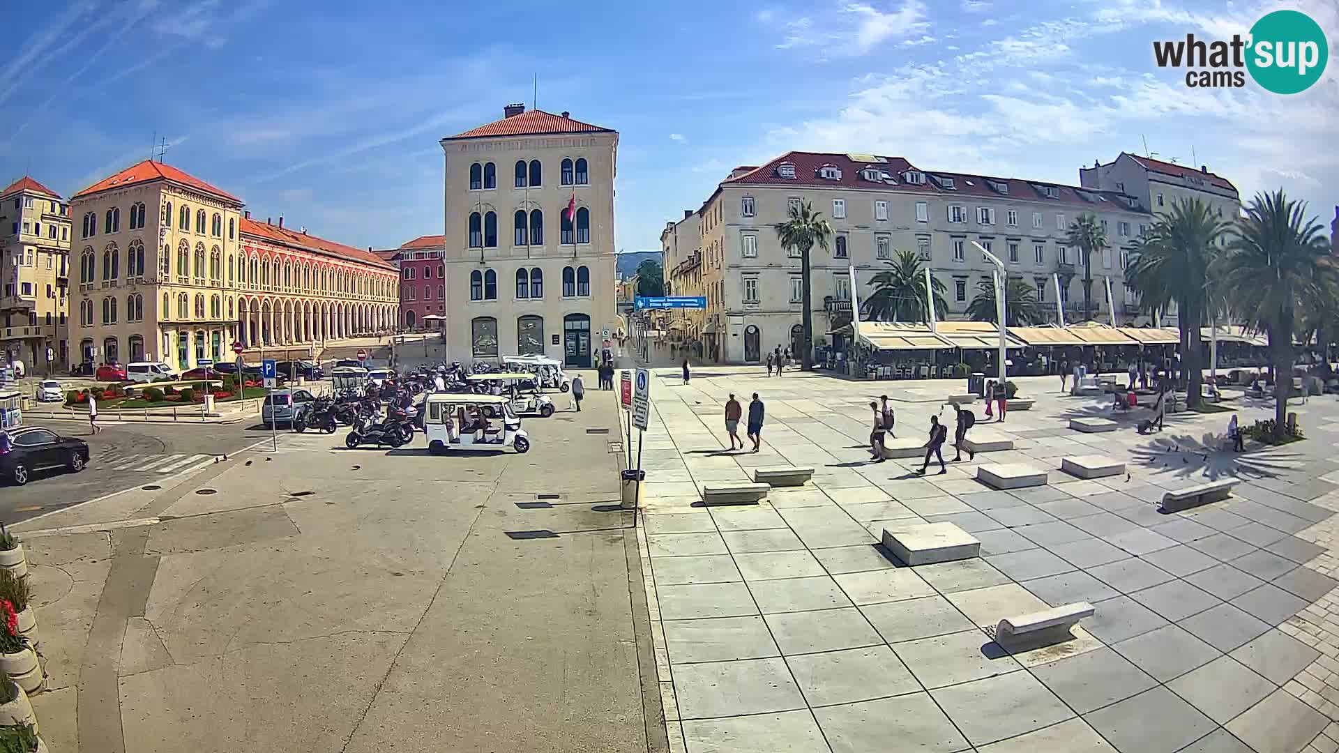 Webcam Split Riva – Prokurative | Trg Republike