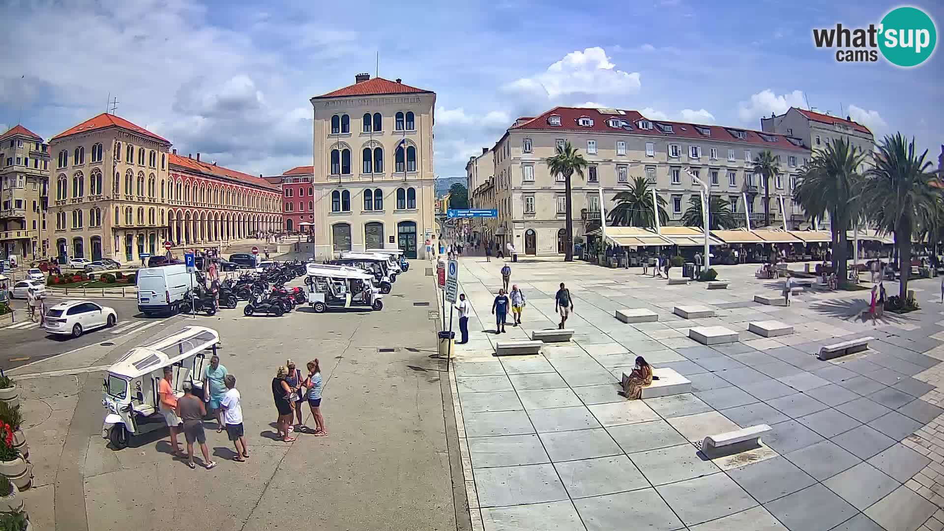 Webcam Split Riva – Prokurative | Trg Republike