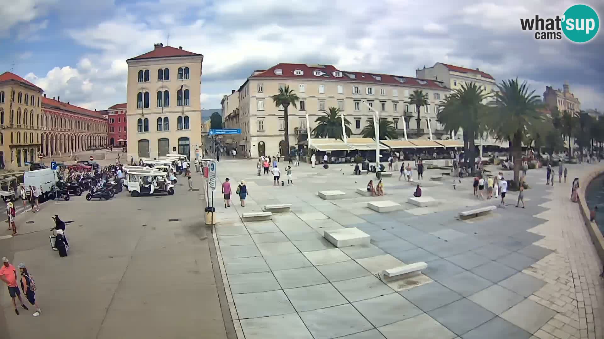 Webcam Split Riva – Prokurative | Trg Republike