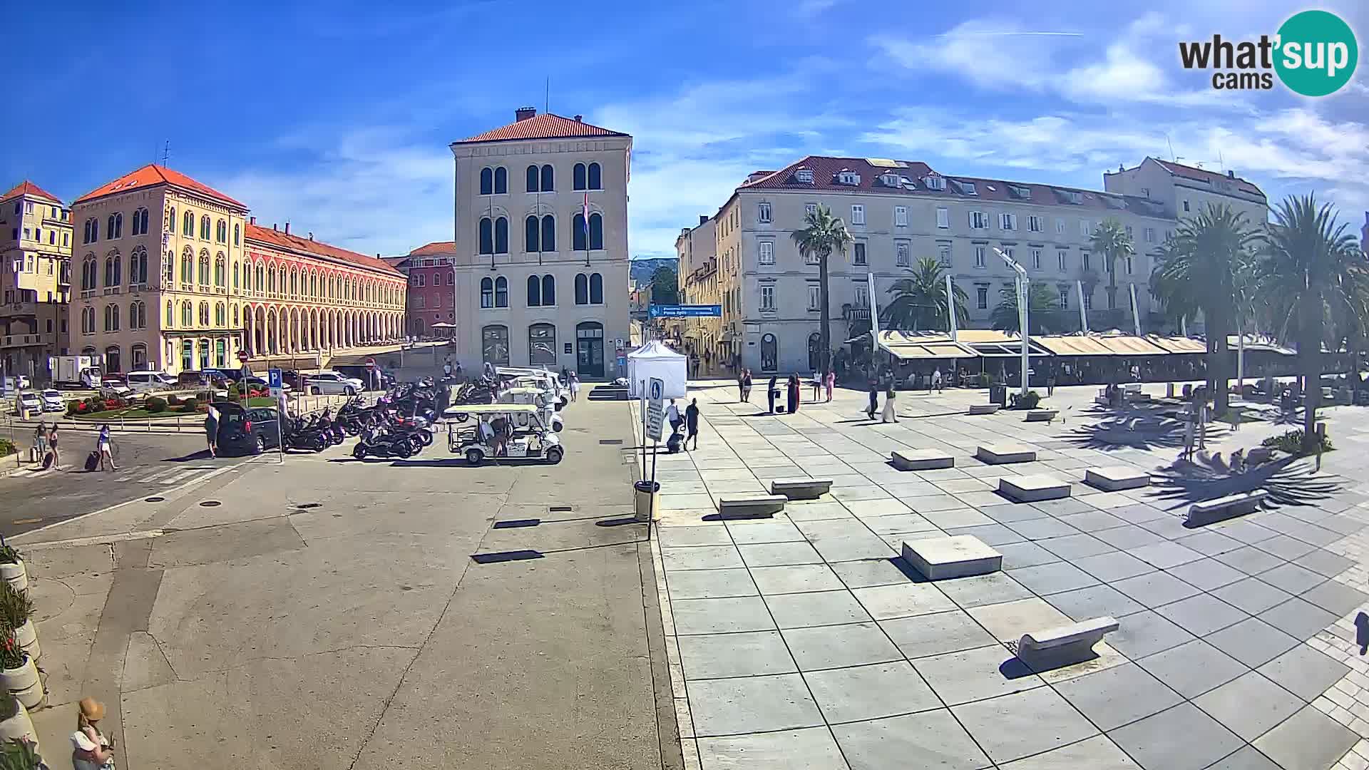 Webcam Spalato Riva – Prokurative | Piazza della Republika