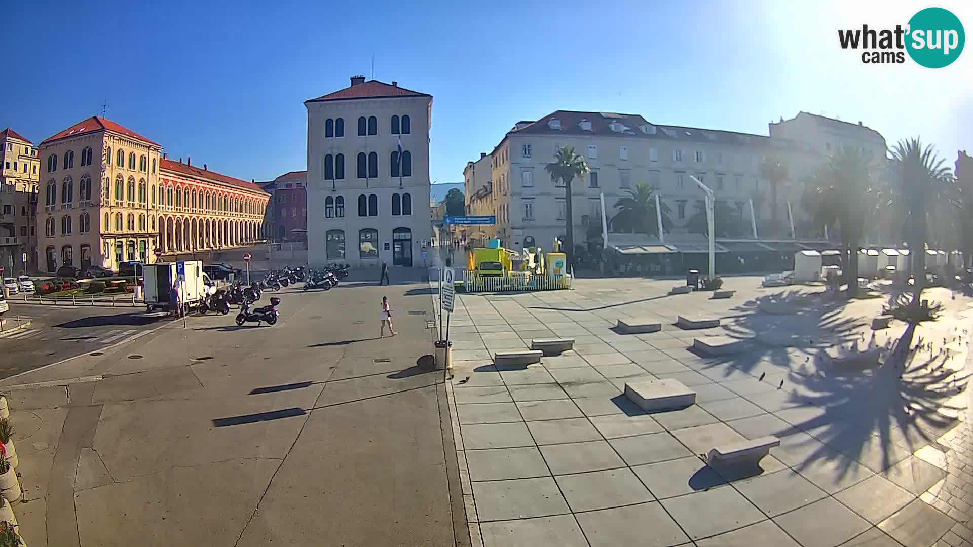Webcam Spalato Riva – Prokurative | Piazza della Republika