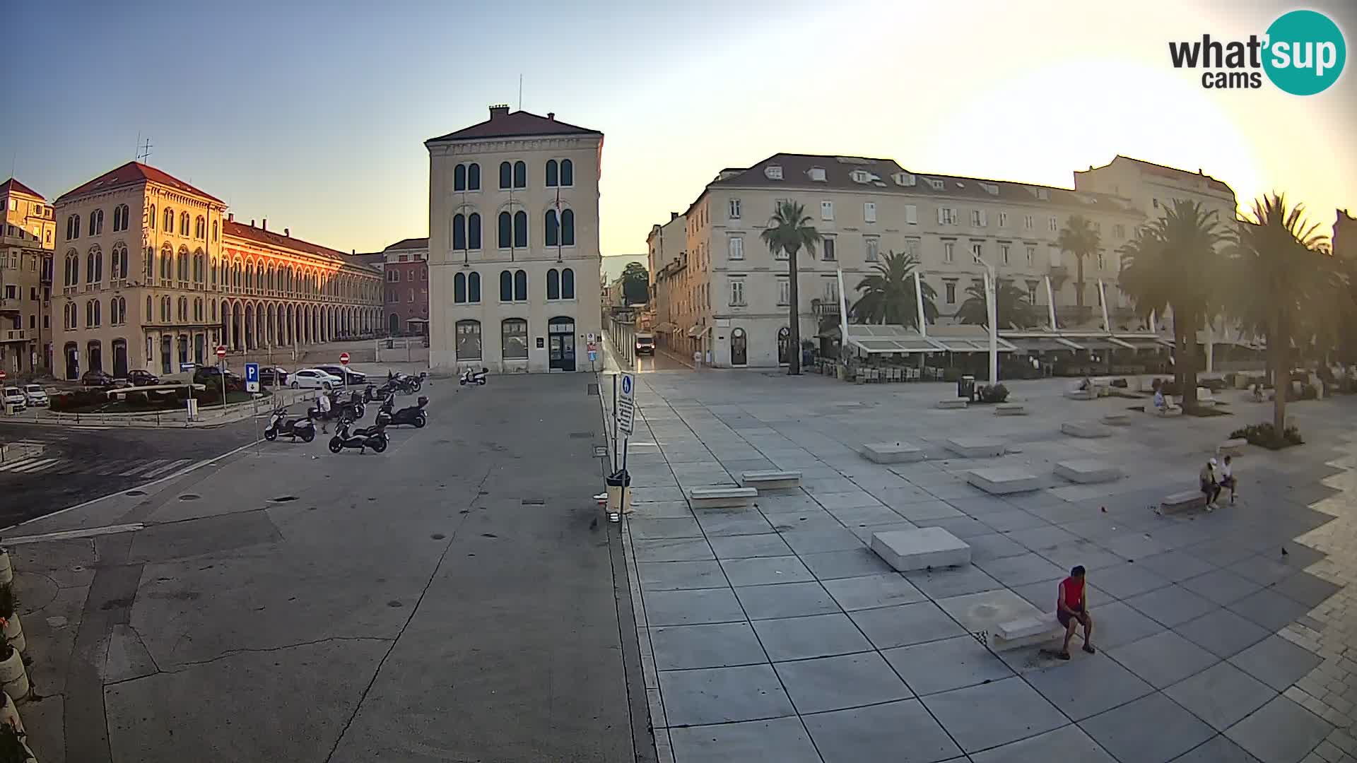 Webcam Split Riva – Prokurative | Trg Republike