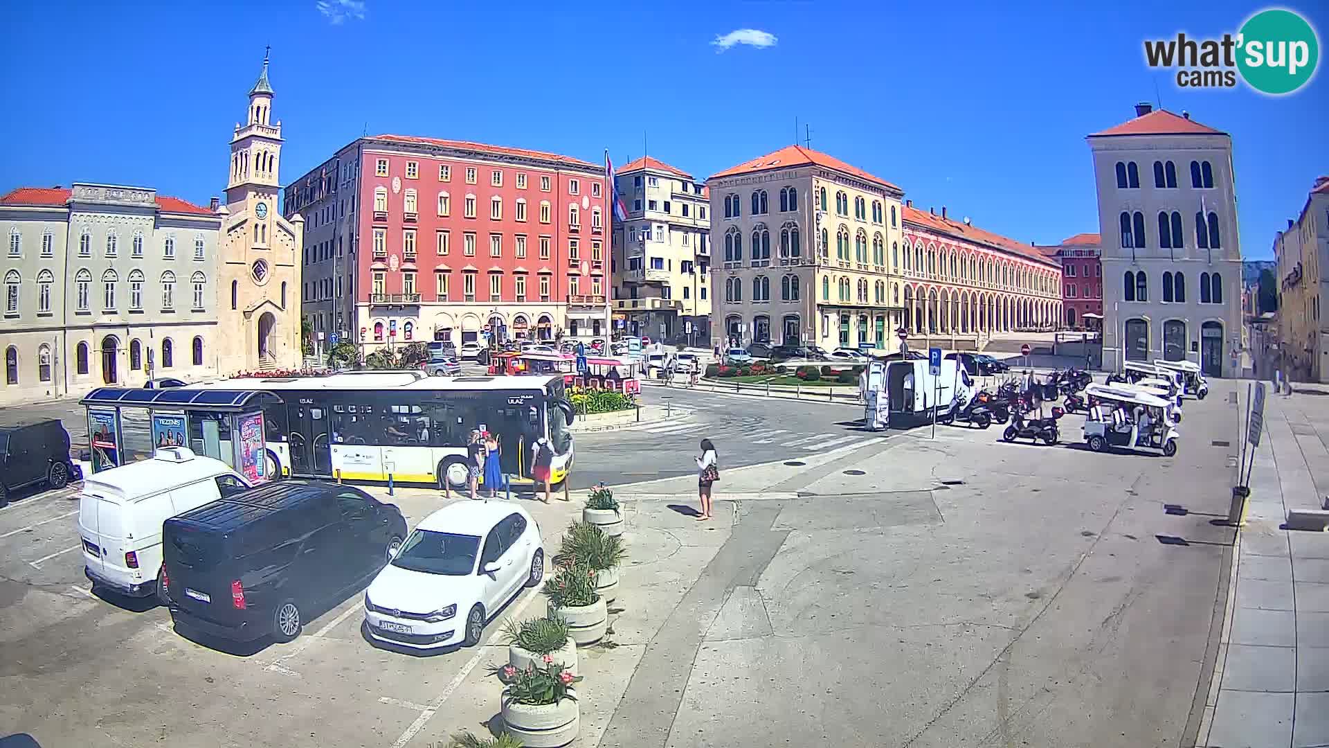Webcam Spalato Riva – Prokurative | Piazza della Republika