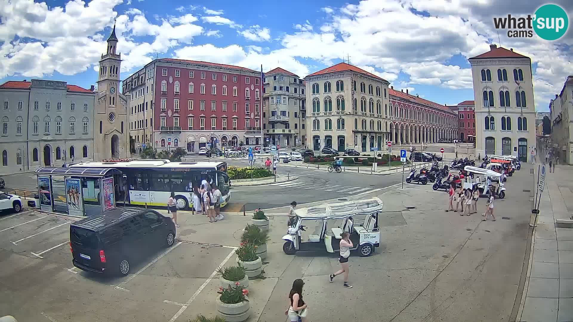 Webcam Split Riva – Prokurative | Trg Republike