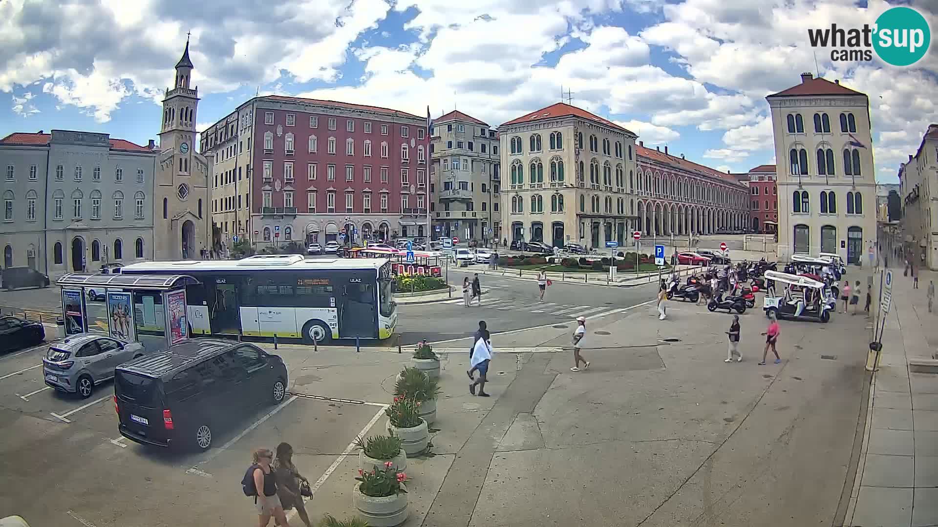 Webcam Split Riva – Prokurative | Trg Republike