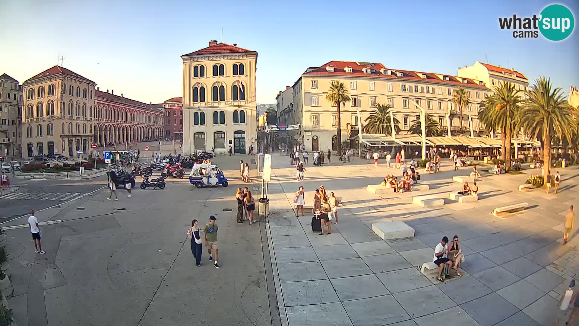 Webcam Split Riva – Prokurative | Trg Republike