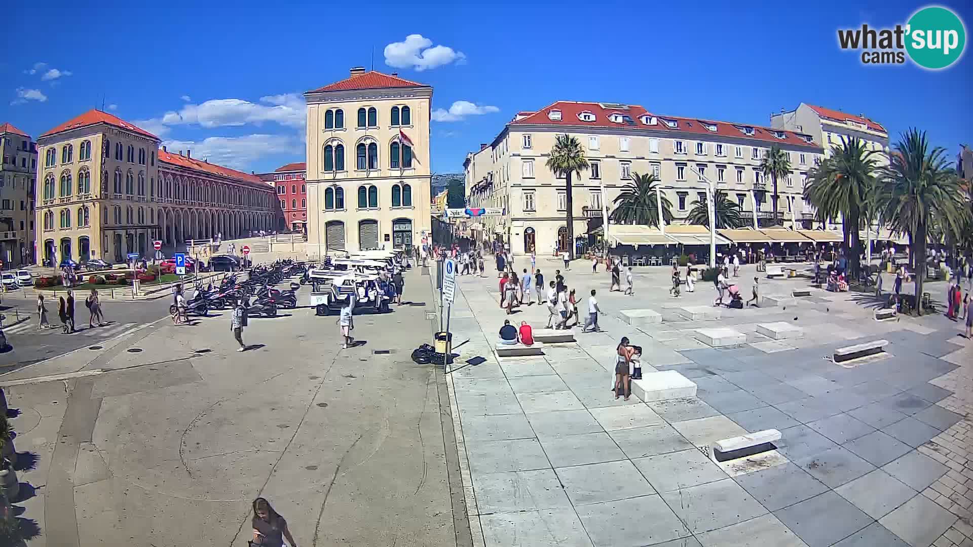 Webcam Split Riva – Prokurative | Trg Republike