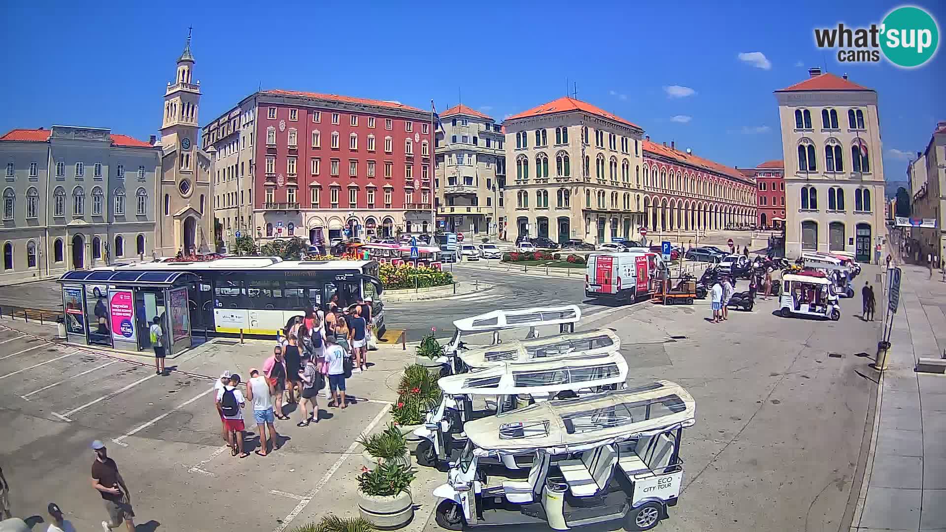 Webcam Spalato Riva – Prokurative | Piazza della Republika