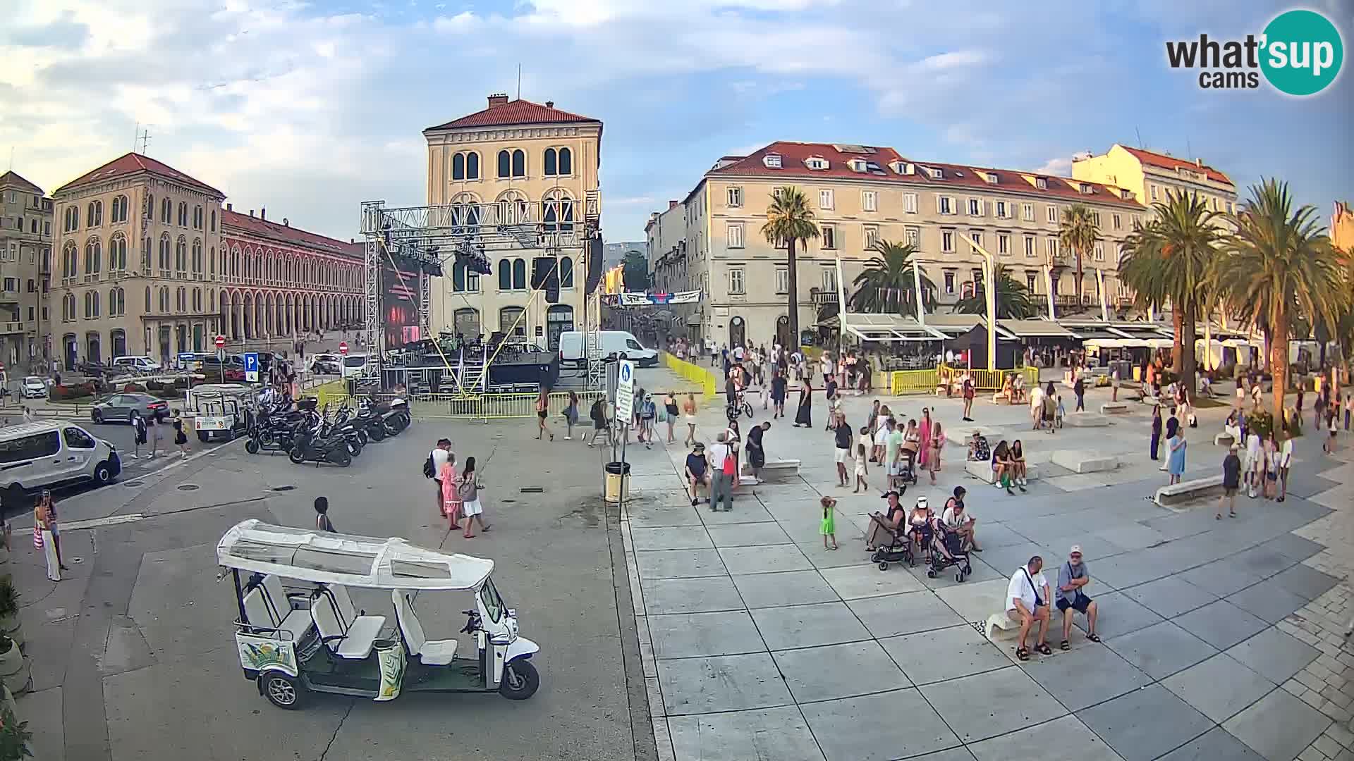 Webcam Split Riva – Prokurative | Trg Republike