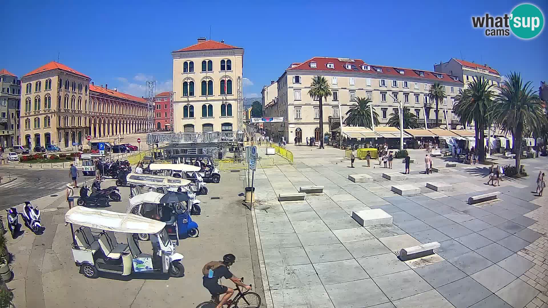 Webcam Split Riva – Prokurative | Trg Republike