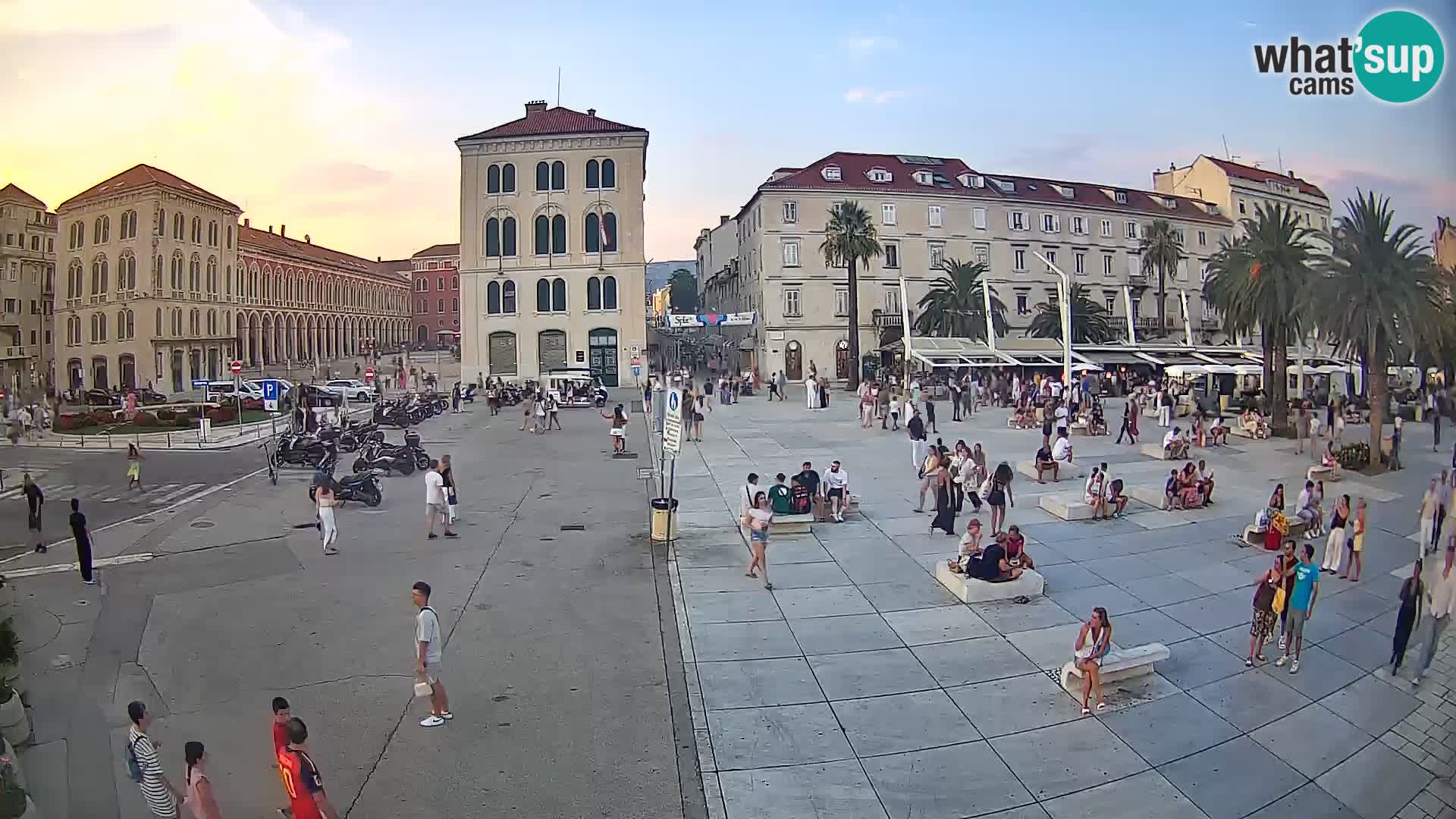 Webcam Spalato Riva – Prokurative | Piazza della Republika