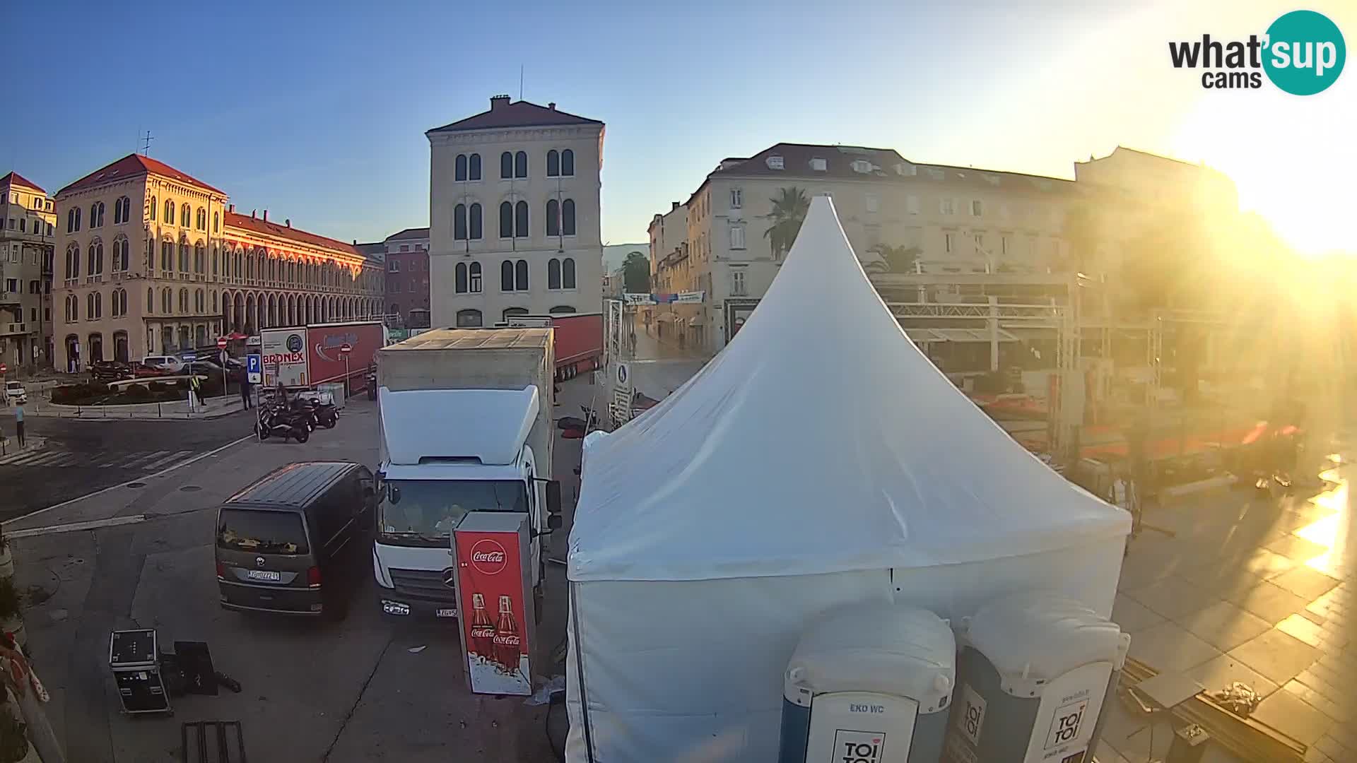Webcam Split Riva – Prokurative | Plaza de la República