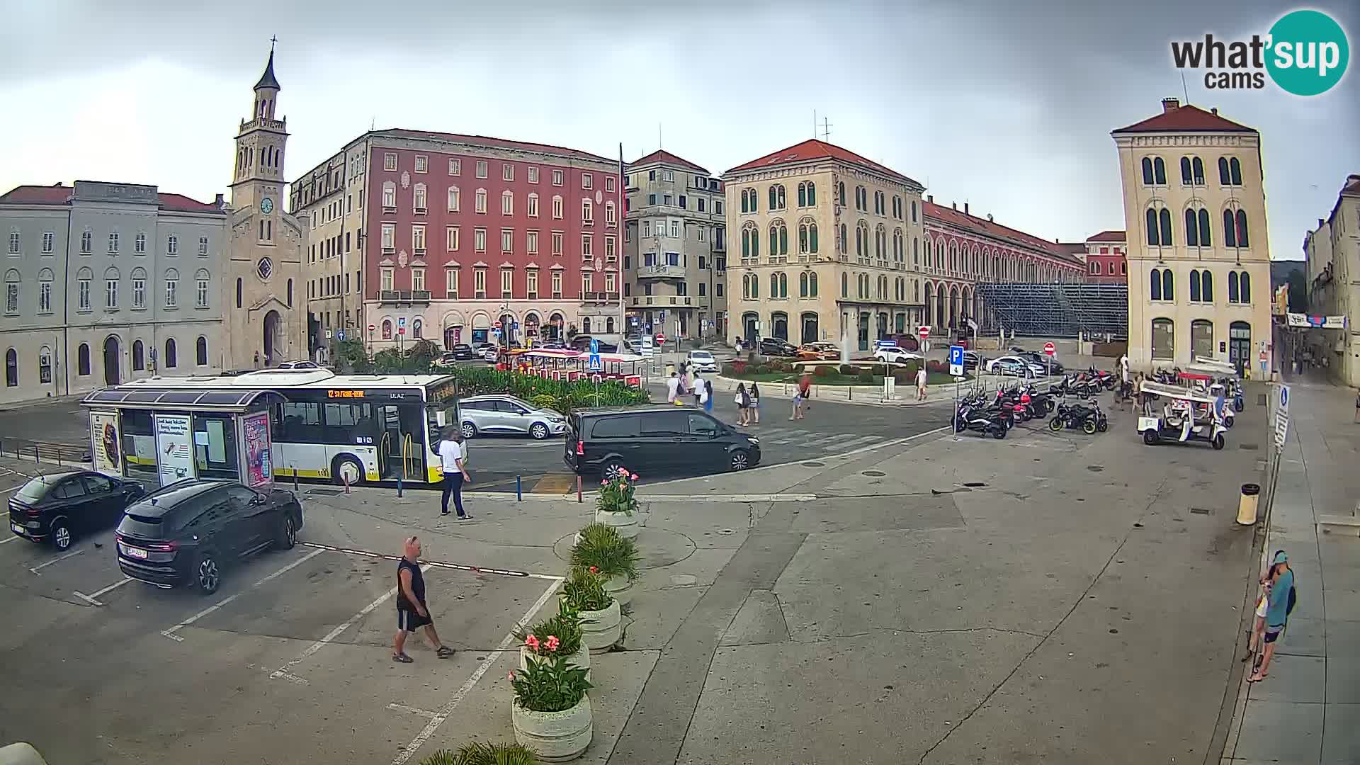 Webcam Split Riva – Prokurative | Trg Republike