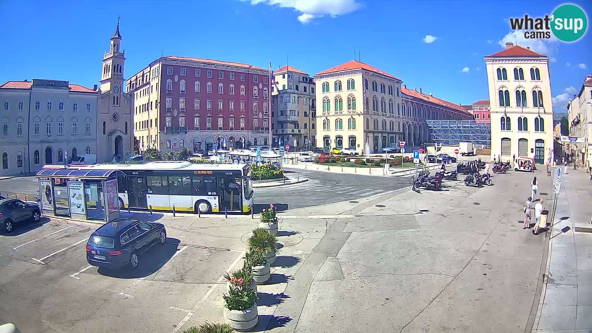Webcam Split Riva – Prokurative | Trg Republike