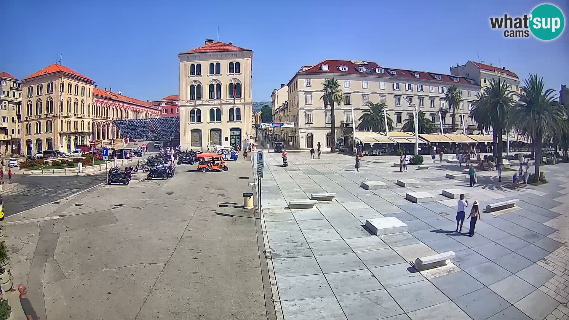 Webcam Split Riva – Prokurative | Trg Republike