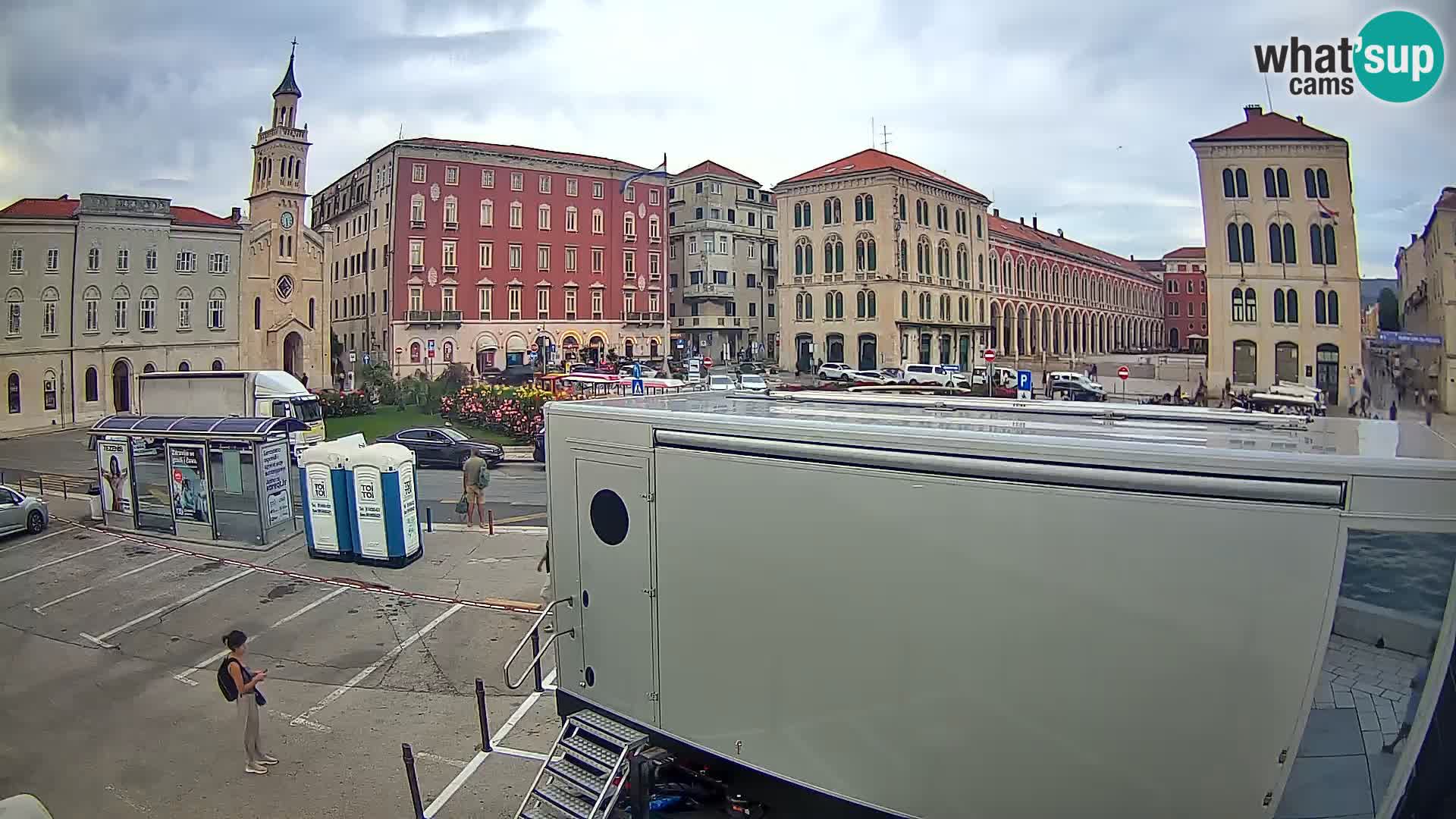 Webcam Split Riva – Prokurative | Trg Republike