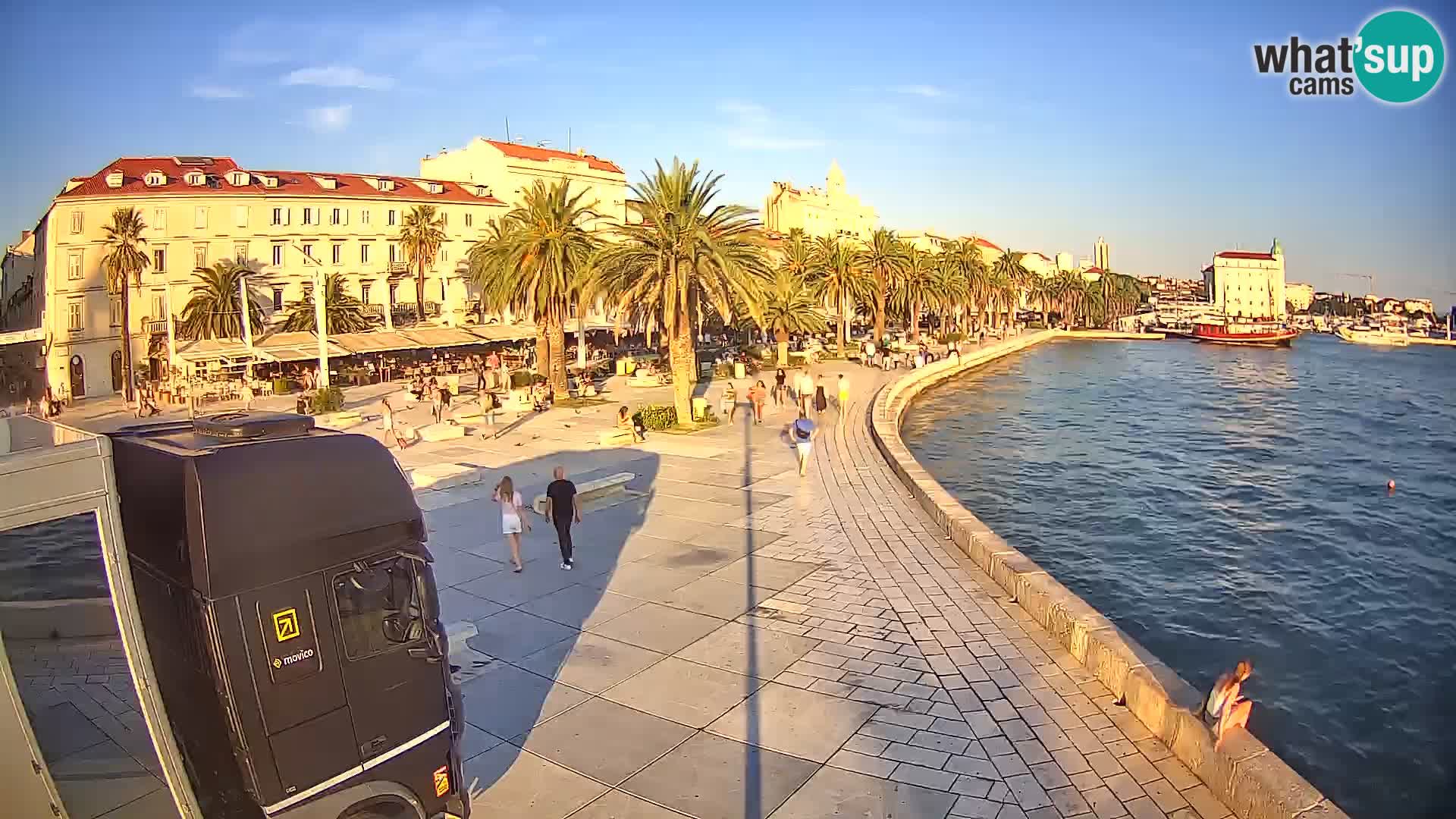 Webcam Spalato Riva – Prokurative | Piazza della Republika