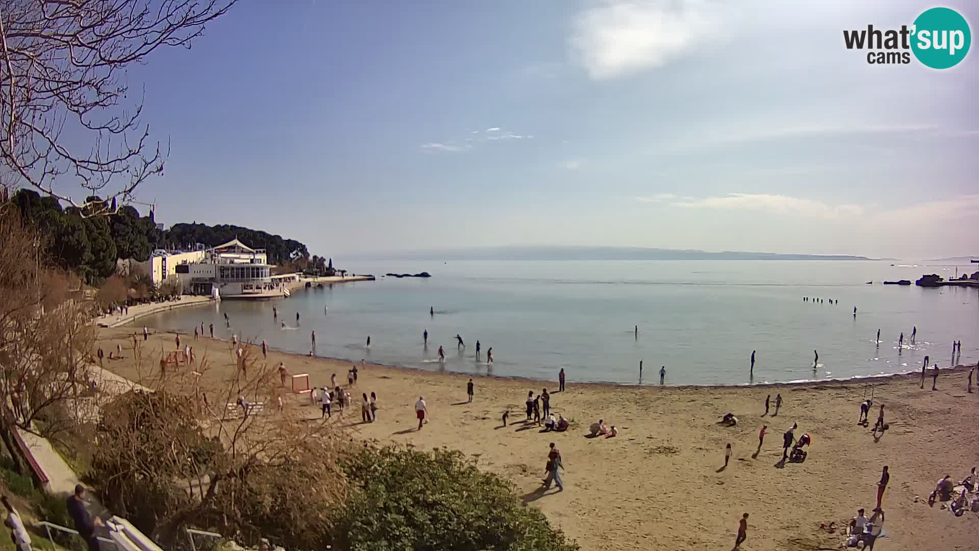 Webcam Live –  Split – spiaggia Bačvice