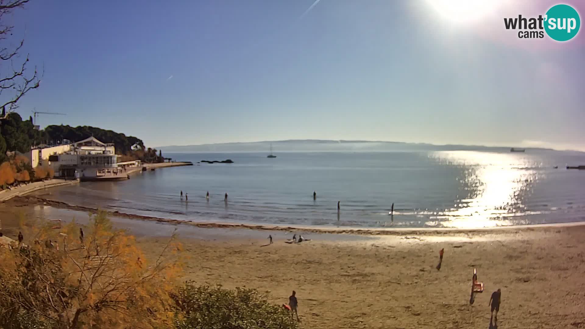 Webcam Live –  Split – spiaggia Bačvice