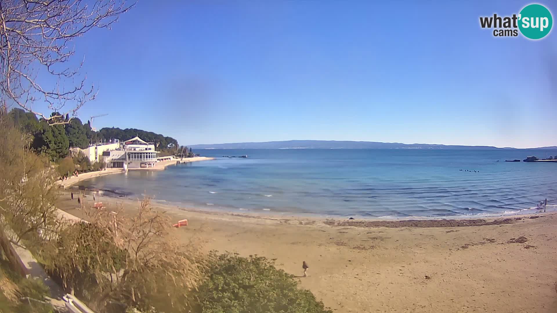 Webcam Live –  Split – spiaggia Bačvice