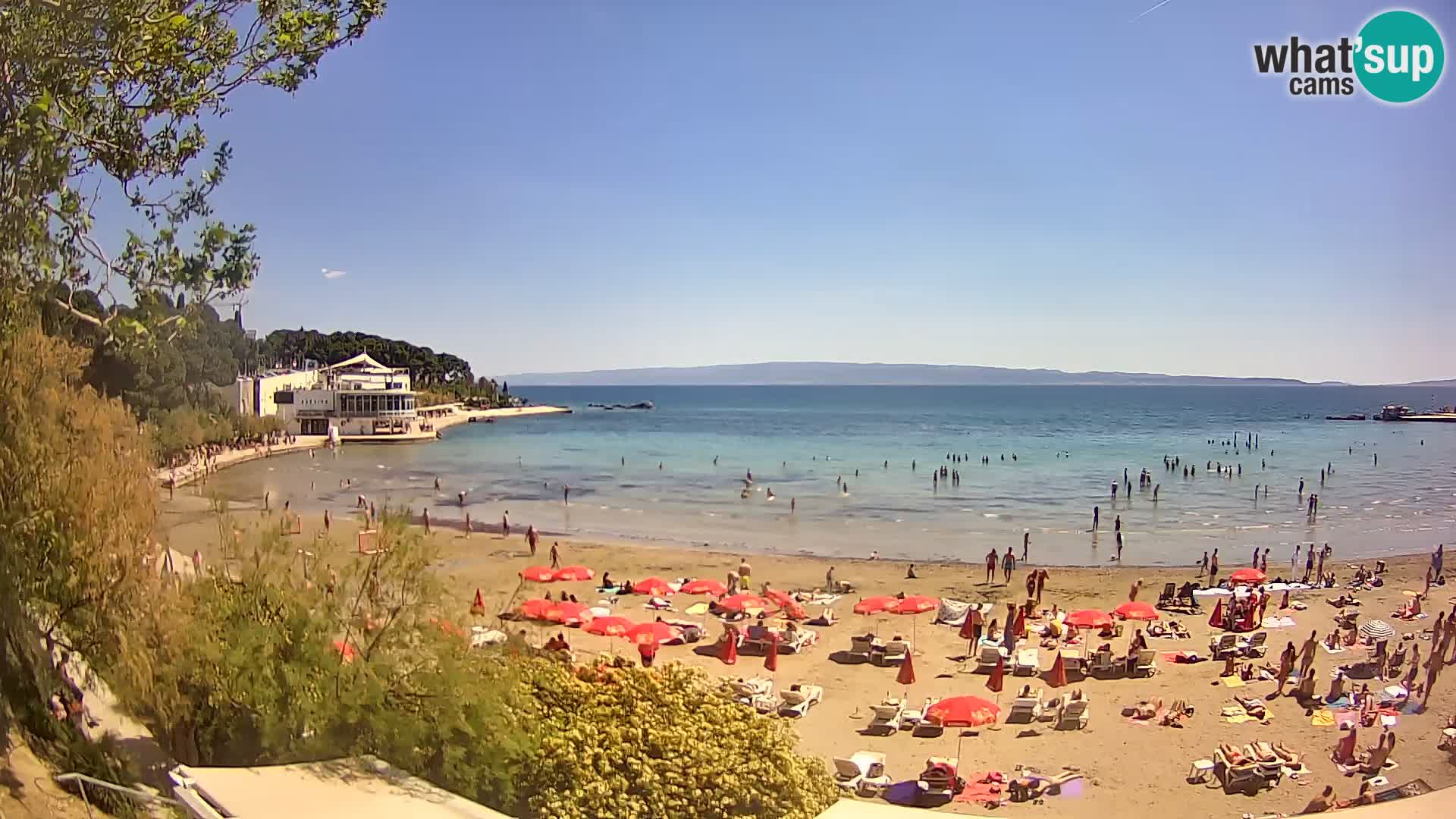 Web kamera Split – plaža Bačvice