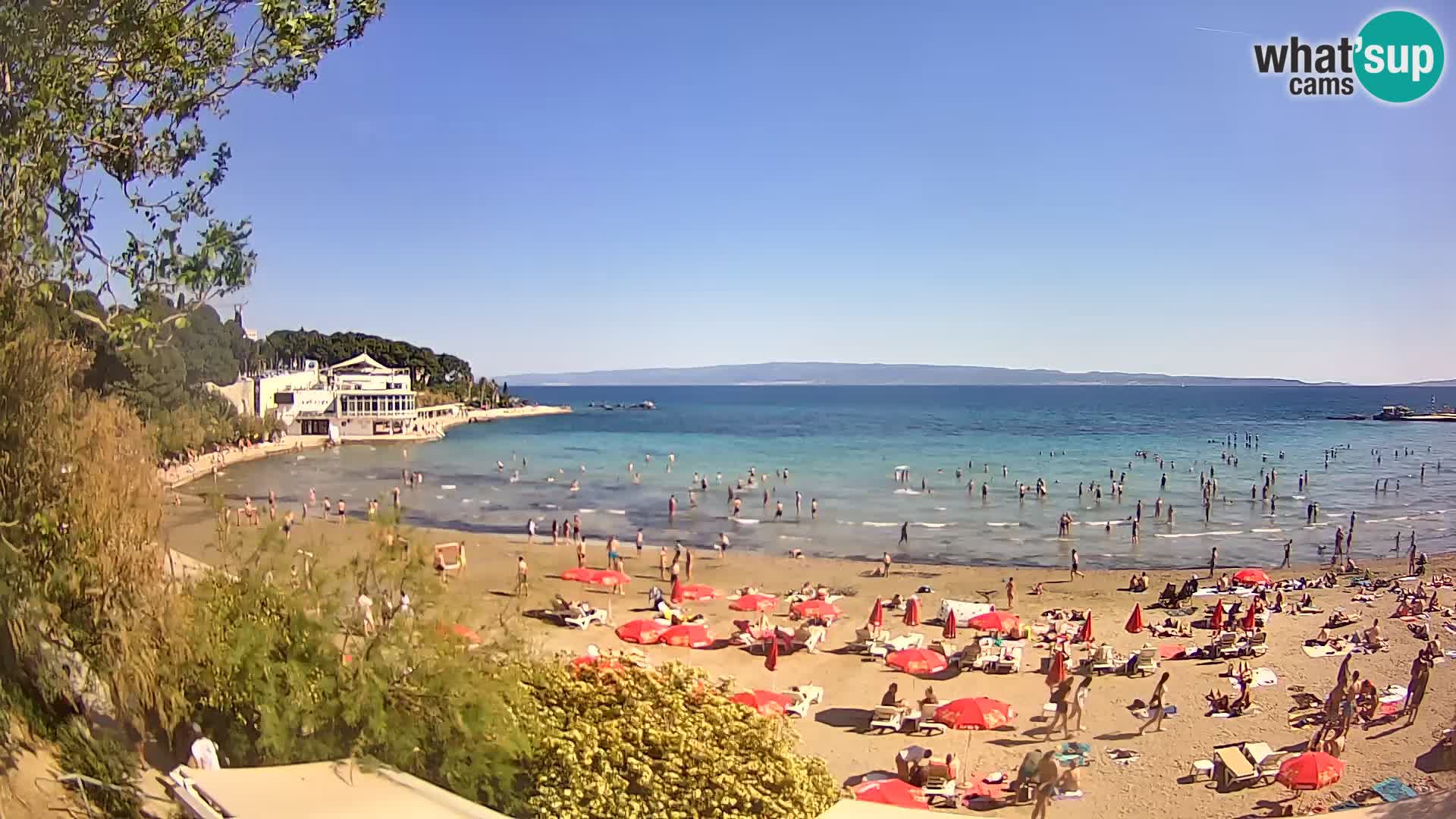 Webcam Live –  Split – spiaggia Bačvice