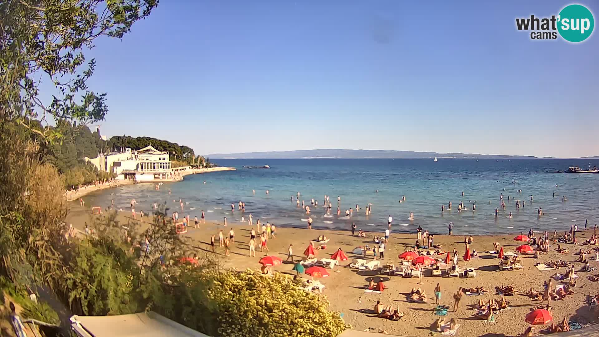 Web kamera Split – plaža Bačvice